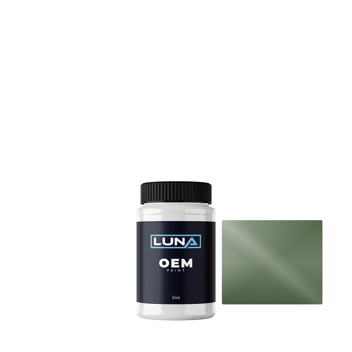 General Motors Ardsley Green M. 12 | Luna OEM Basecoat - 2oz Touch Up Bottle w/ Brush