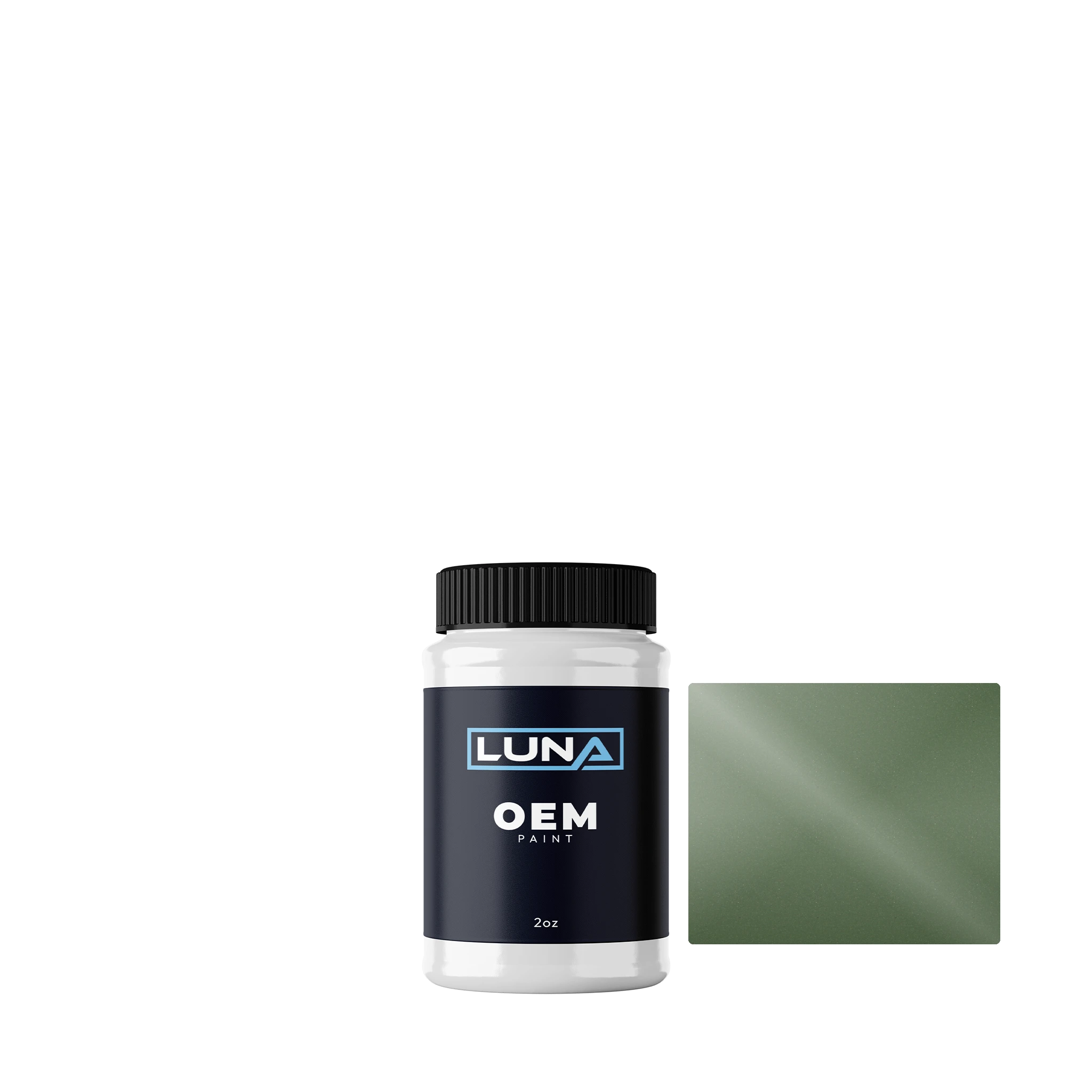 General Motors Ardsley Green M. 12 | Luna OEM Basecoat - 2oz Touch Up Bottle w/ Brush