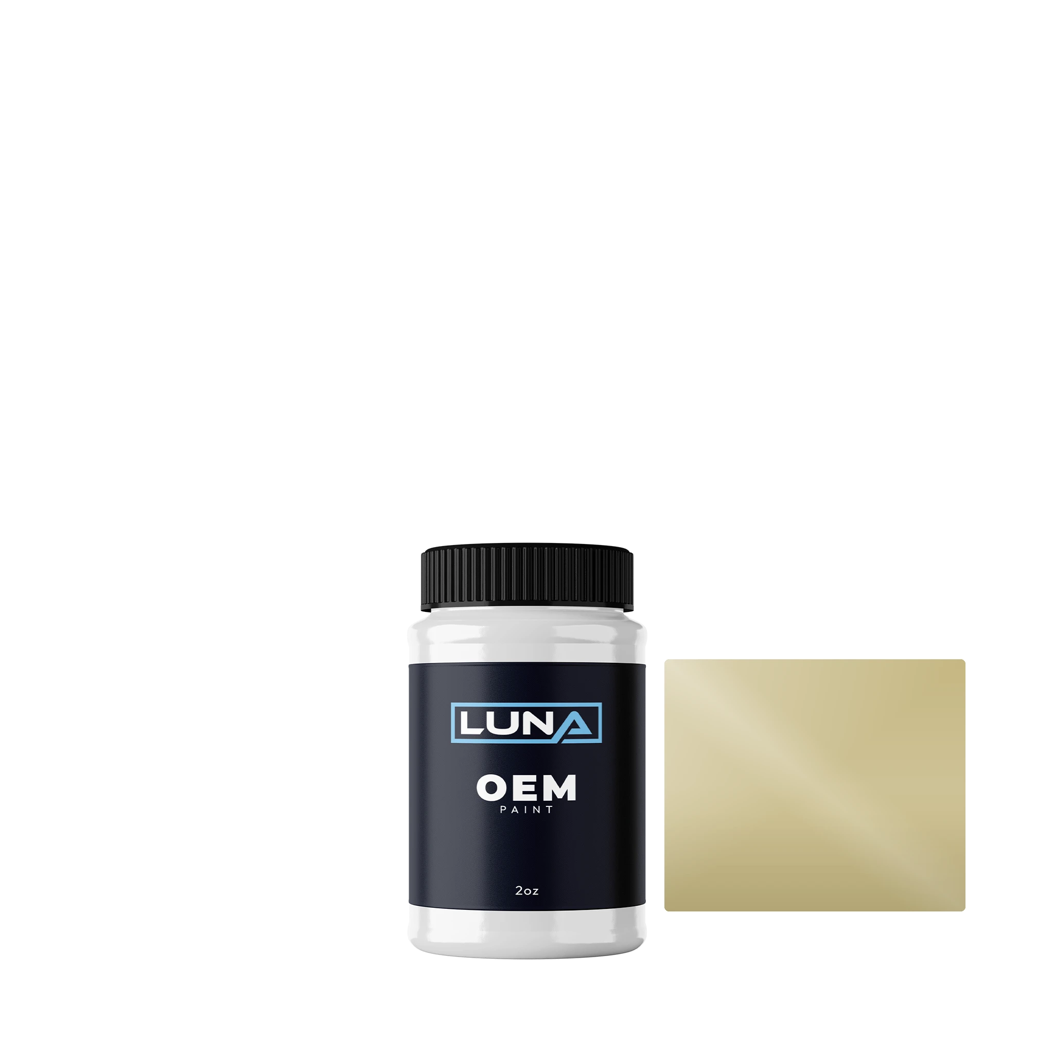 Yamaha Motorcycle Gold Yellow M. - 2c DGYM1 | Luna OEM Basecoat - 2oz Touch Up Bottle w/ Brush