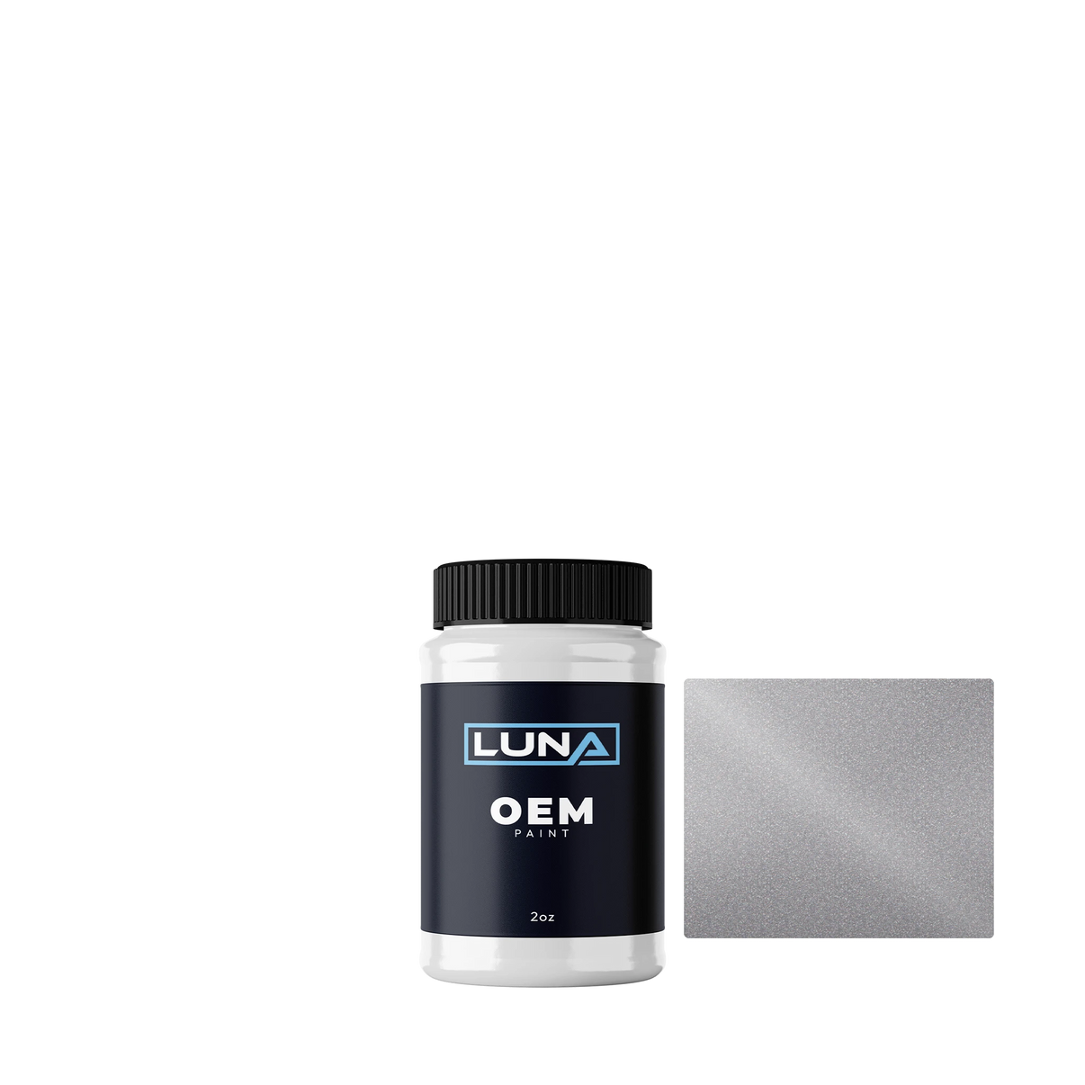 Jaguar Platinum M. MDZ | Luna OEM Basecoat - 2oz Touch Up Bottle w/ Brush