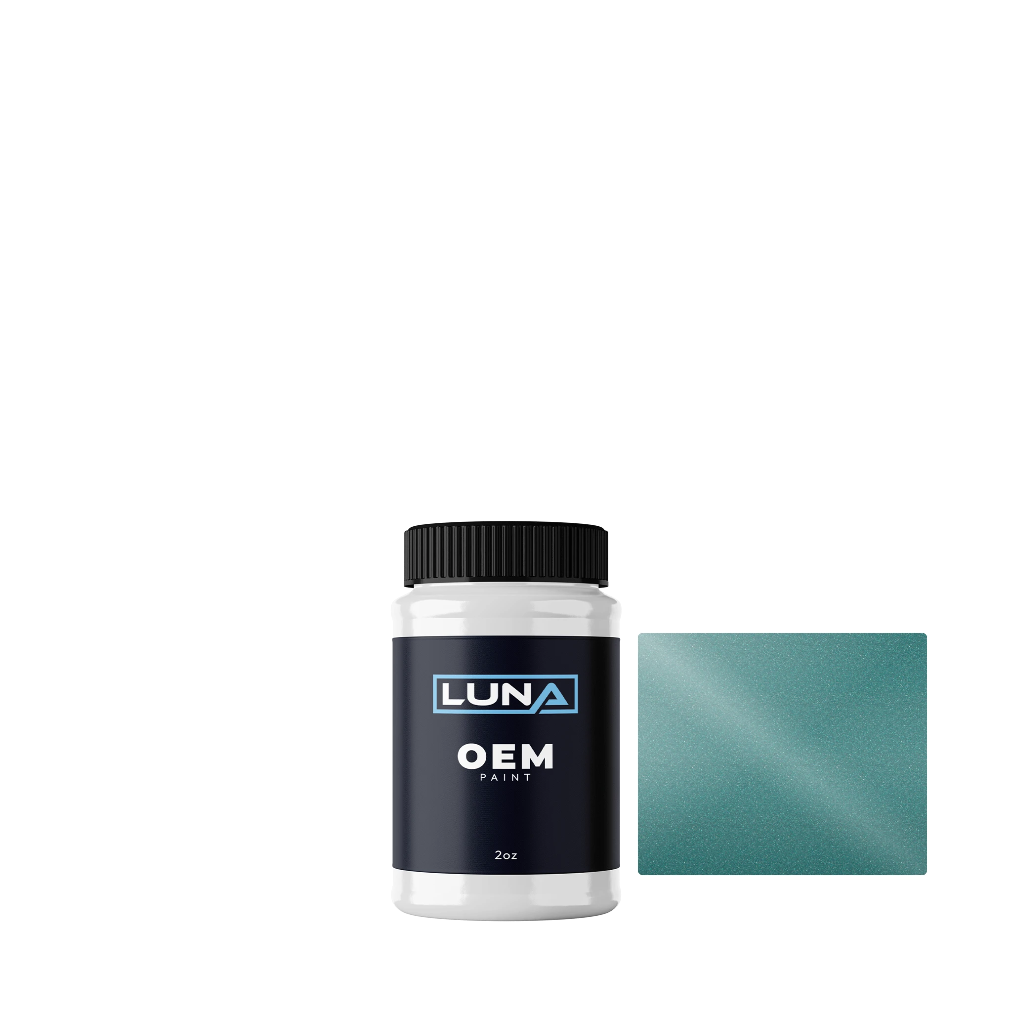 Fleet New Zealand Rademaker Donkergroen M. 9379 | Luna OEM Basecoat - 2oz Touch Up Bottle w/ Brush