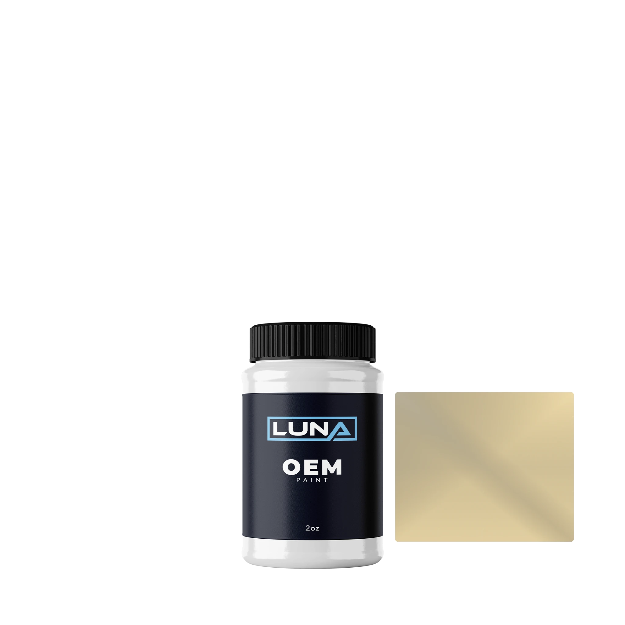 Nissan Greyish Yellow 339 | Luna OEM Basecoat - 2oz Touch Up Bottle w/ Brush