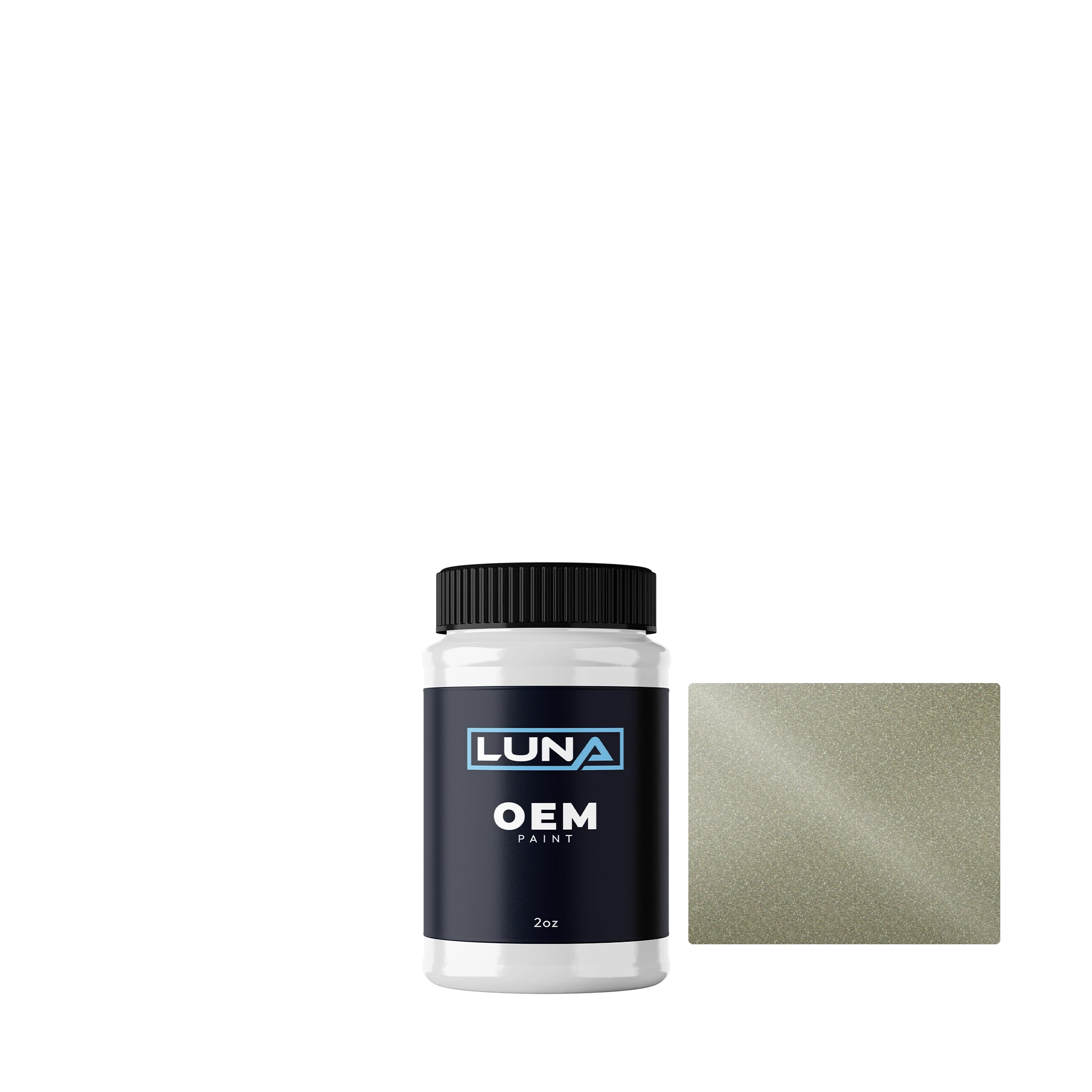Ford Usa Light Aquifer Gold M7330 | Luna OEM Basecoat - 2oz Touch Up Bottle w/ Brush