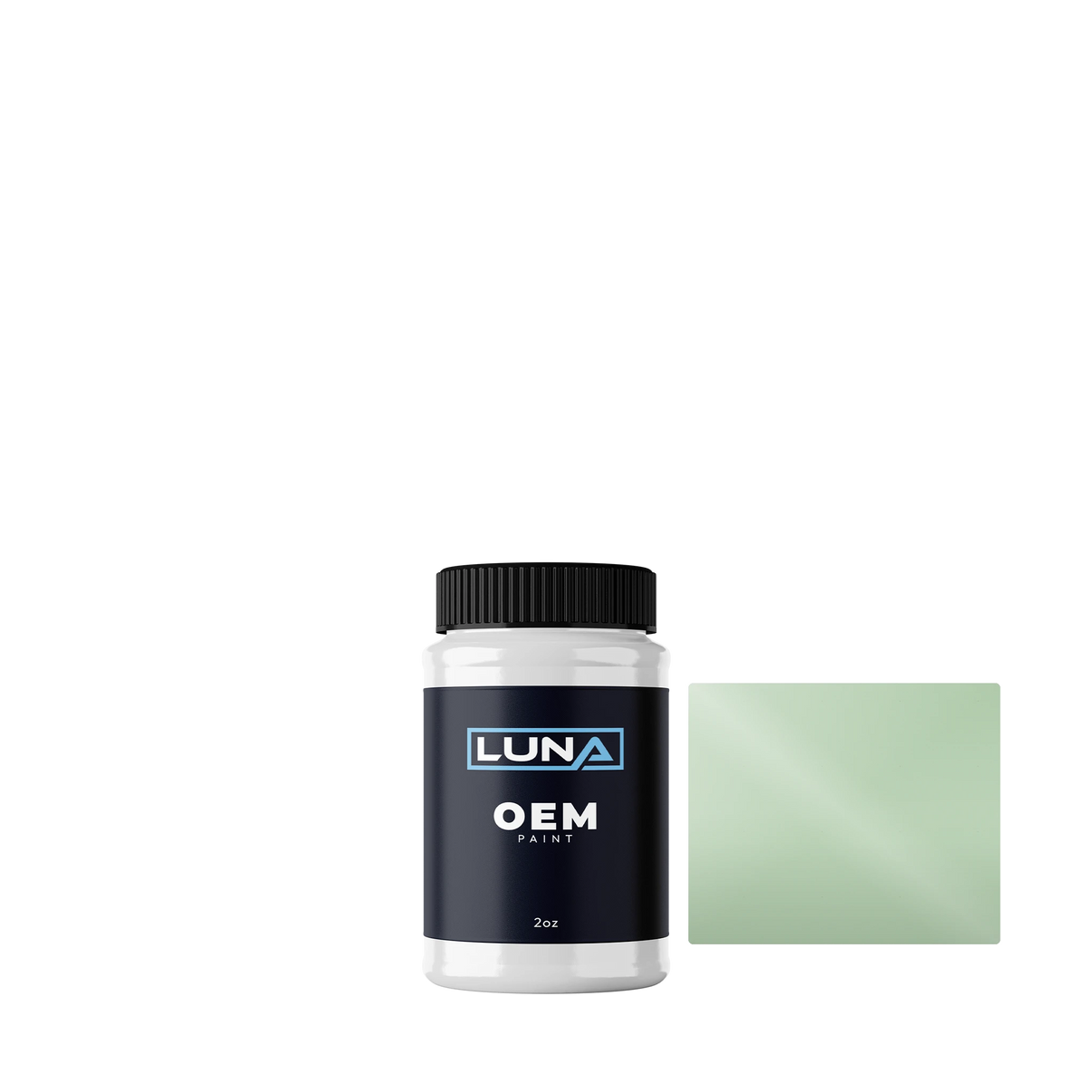 Audi | VW Weissgruen 9455 | Luna OEM Basecoat - 2oz Touch Up Bottle w/ Brush