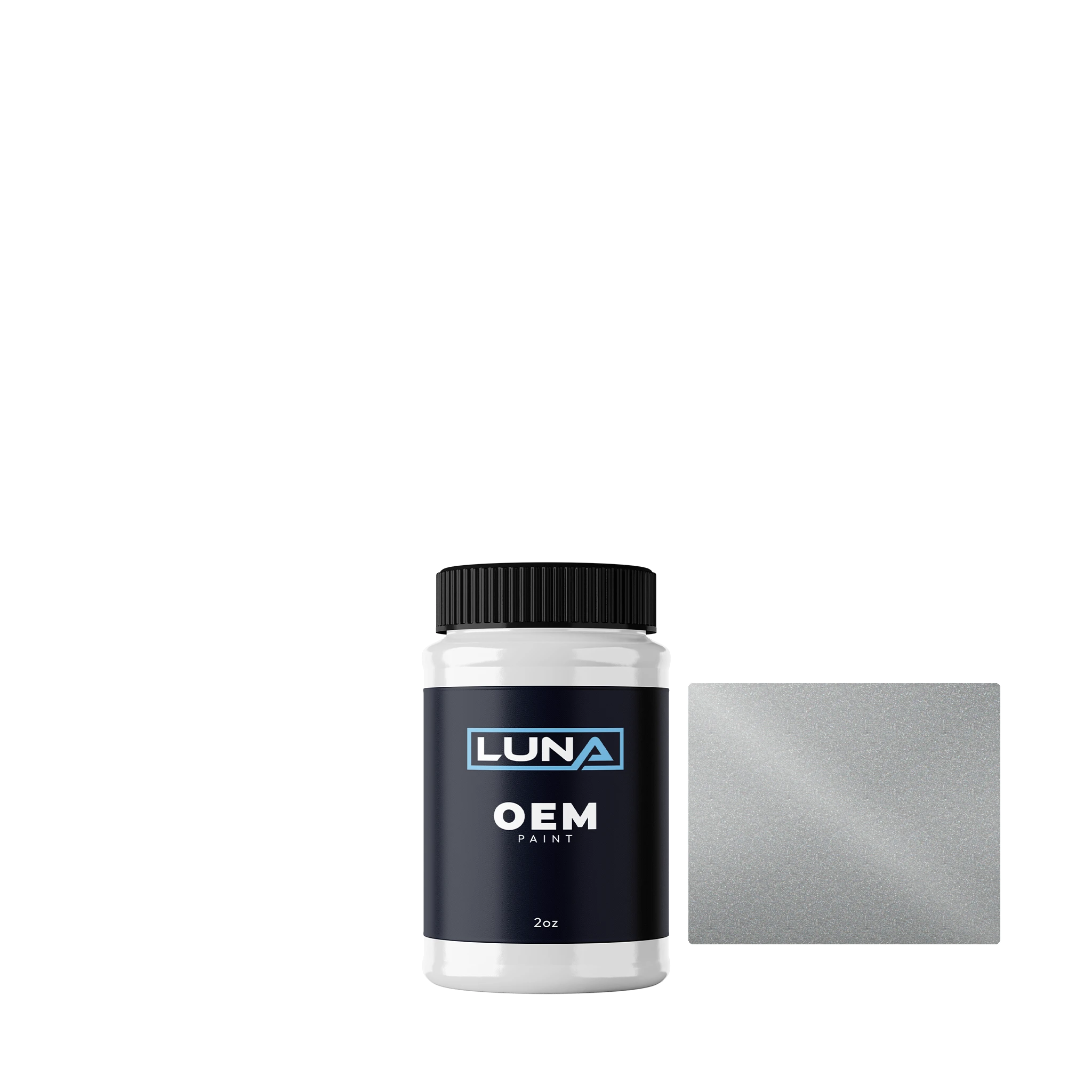 General Motors Silver M. 13T-7781 | Luna OEM Basecoat - 2oz Touch Up Bottle w/ Brush