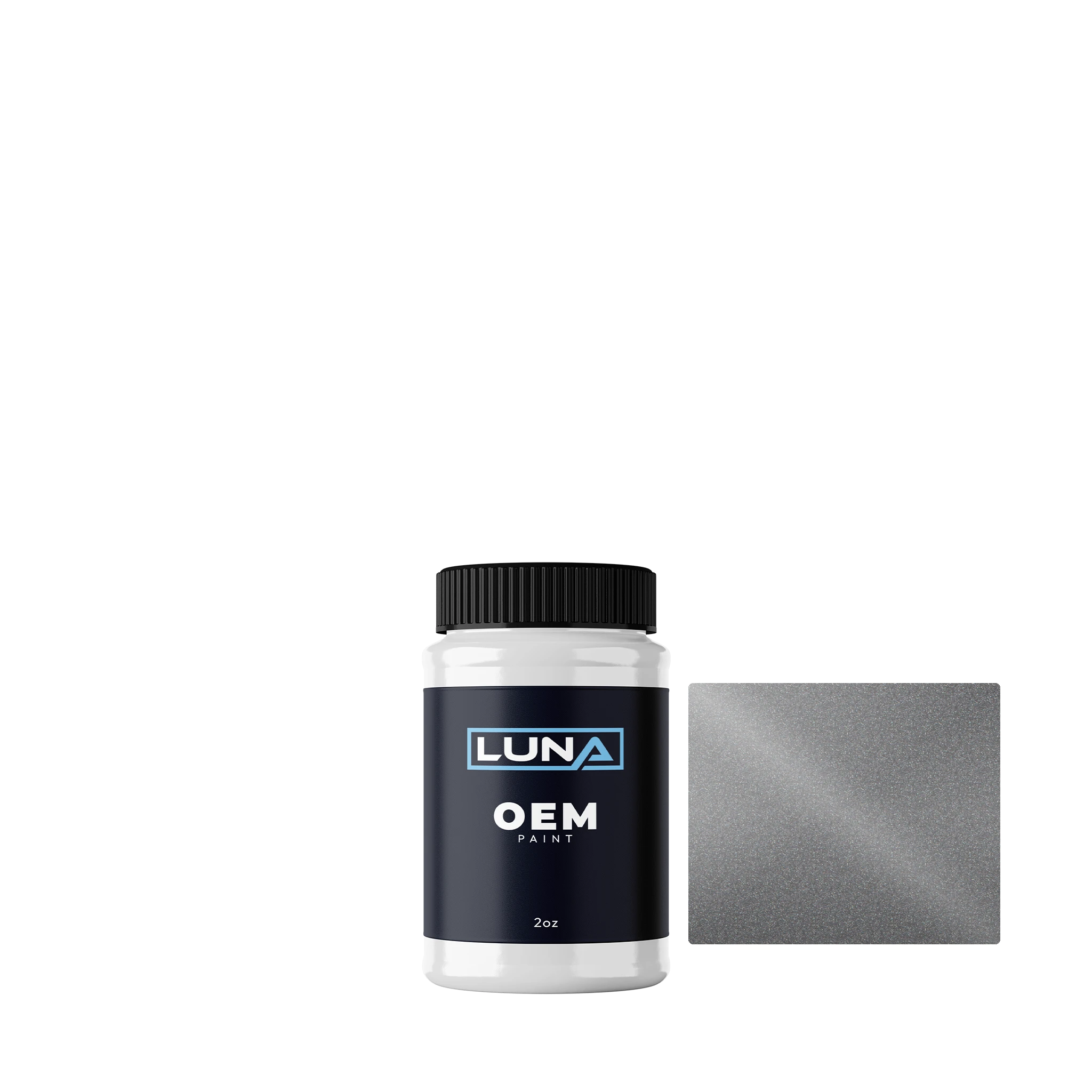 Suzuki Grey M. ZT3 | Luna OEM Basecoat - 2oz Touch Up Bottle w/ Brush