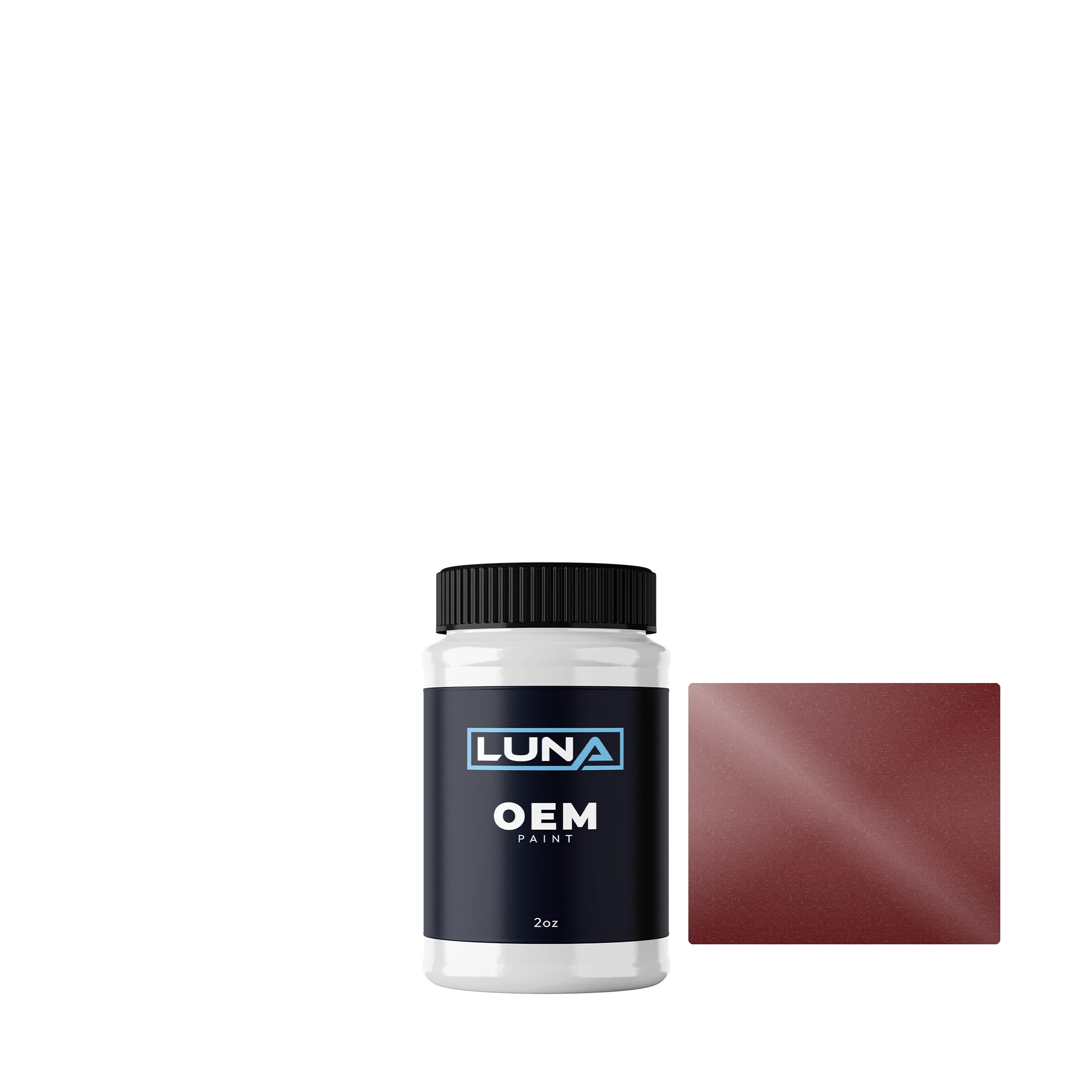 Toyota Red M. 3D5 | Luna OEM Basecoat - 2oz Touch Up Bottle w/ Brush