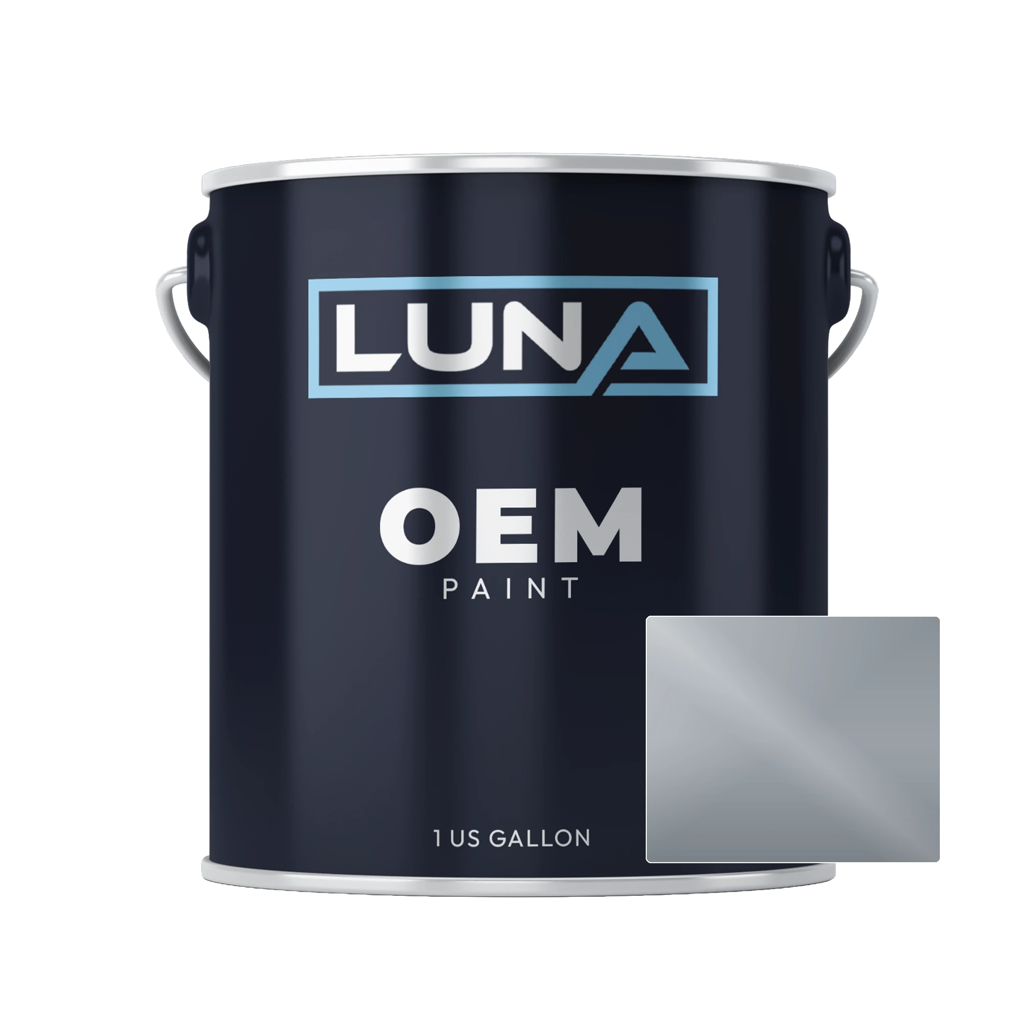 Mitsubishi Steel Silver M. A34 | Luna OEM Basecoat - Gallon