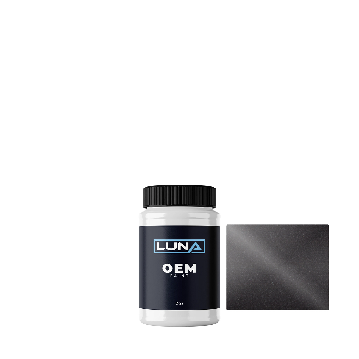 Nissan Dark Grey P. M. S2 KBD | Luna OEM Basecoat - 2oz Touch Up Bottle w/ Brush