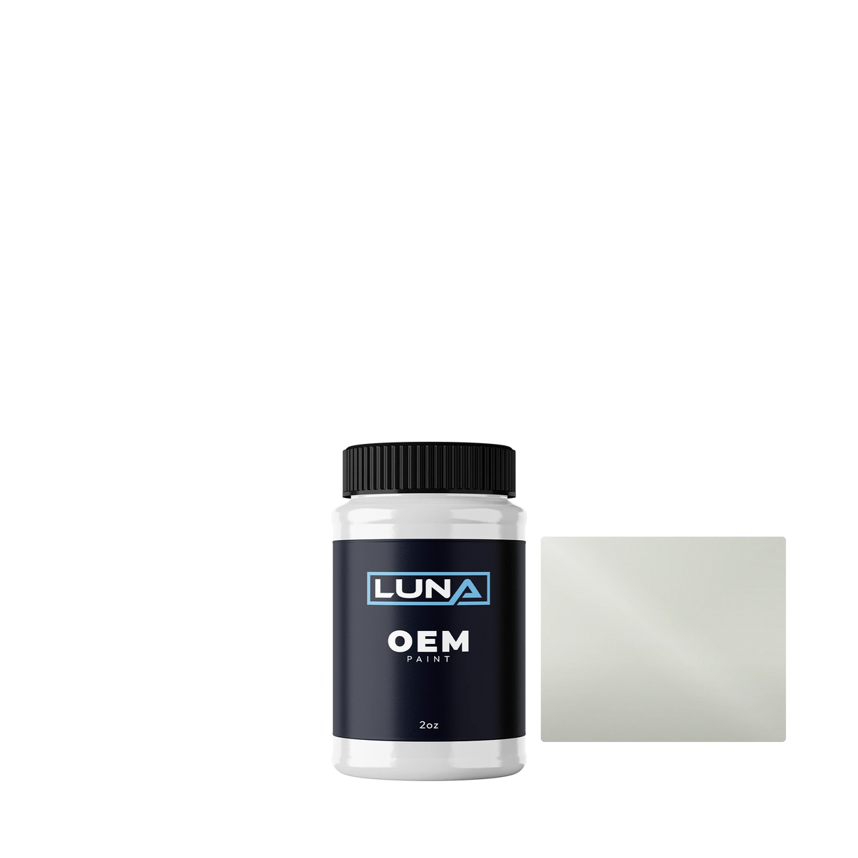 Mazda White Suede M7193 | Luna OEM Basecoat - 2oz Touch Up Bottle w/ Brush