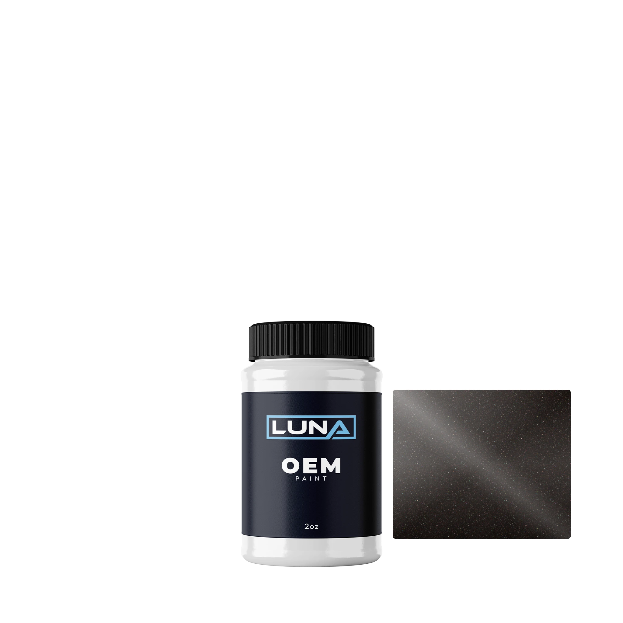 Kia Midnight Brown P. M. S1 MN7 | Luna OEM Basecoat - 2oz Touch Up Bottle w/ Brush