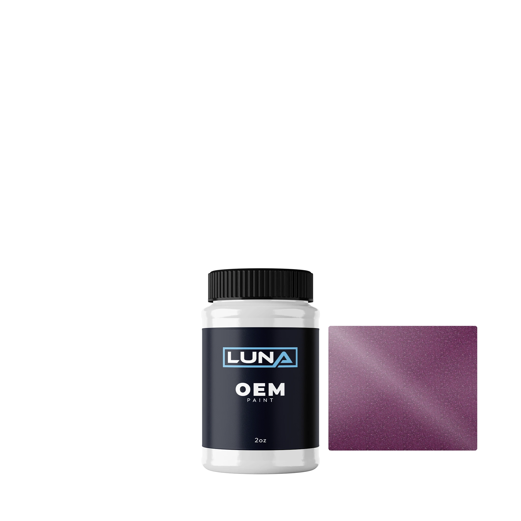 Ral Dark Violet M. 540-M | Luna OEM Basecoat - 2oz Touch Up Bottle w/ Brush