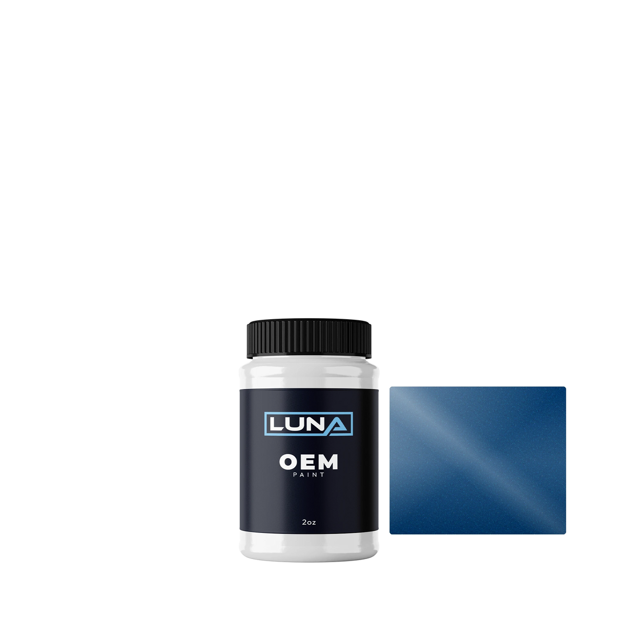 Ford Usa Bright Atlantic Blue P.m. 19H | Luna OEM Basecoat - 2oz Touch Up Bottle w/ Brush