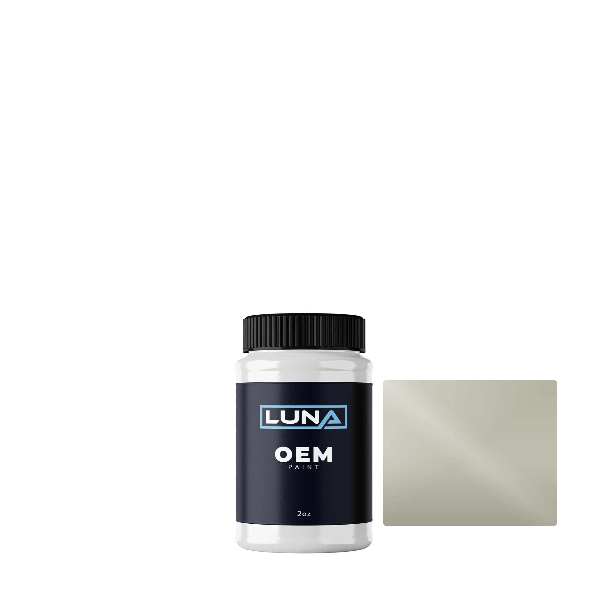 Audi | VW Branco Perola Perol. 156 | Luna OEM Basecoat - 2oz Touch Up Bottle w/ Brush