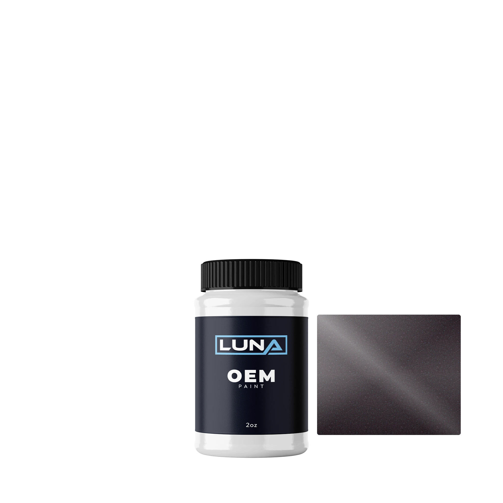 Honda | Acura Stealth Grey P. RP24P | Luna OEM Basecoat - 2oz Touch Up Bottle w/ Brush
