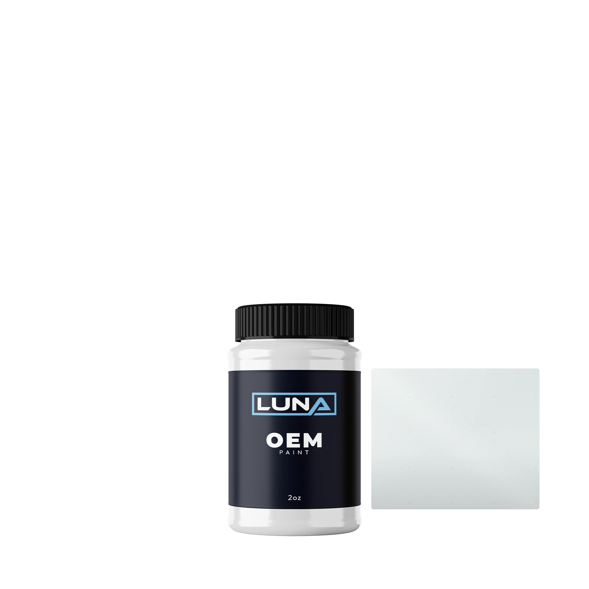 Nissan Mineral White QNG | Luna OEM Basecoat - 2oz Touch Up Bottle w/ Brush