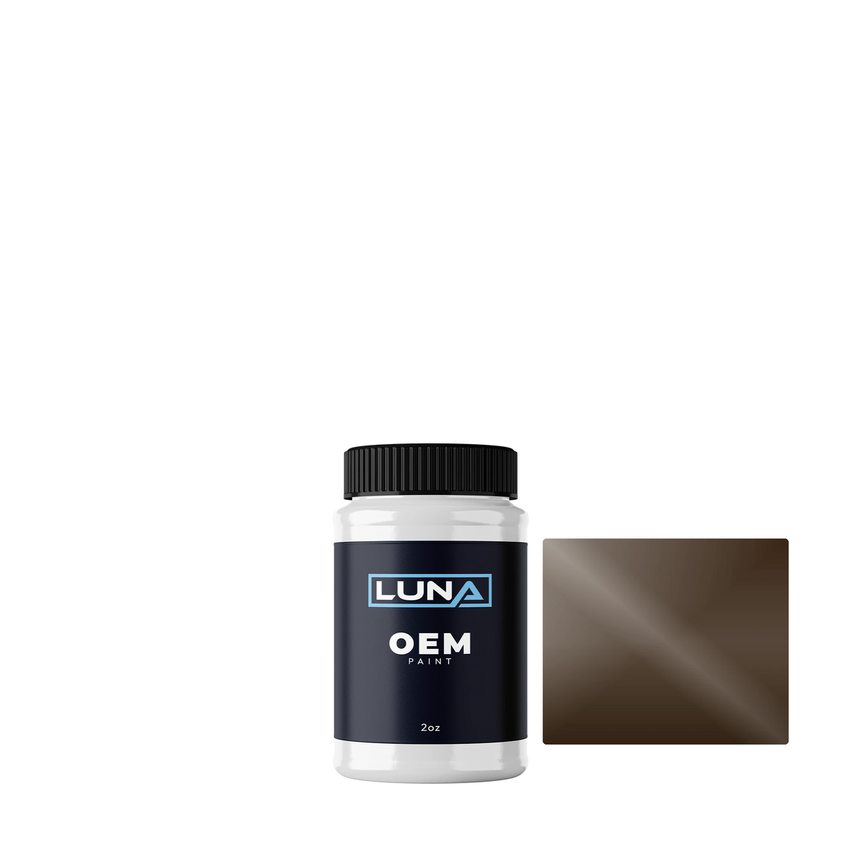 Maruti Dignity Brown P. ZQK | Luna OEM Basecoat - 2oz Touch Up Bottle w/ Brush