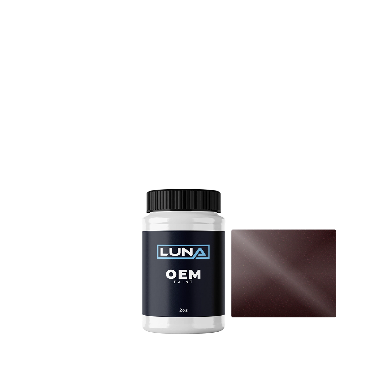 Nissan Dark Red P. M. MBQ | Luna OEM Basecoat - 2oz Touch Up Bottle w/ Brush