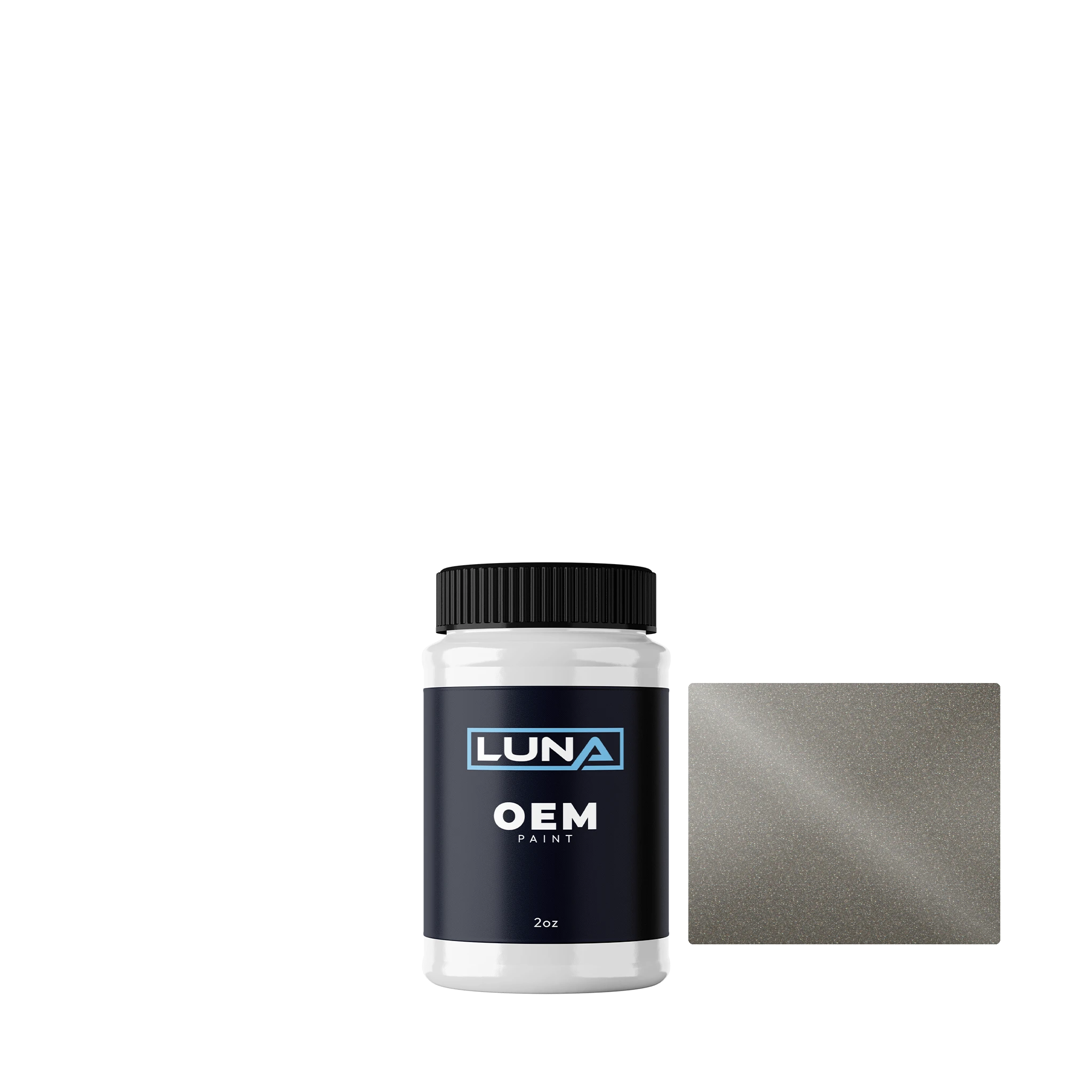 Gen. Motors Holden (aus) Pewter M. 382E | Luna OEM Basecoat - 2oz Touch Up Bottle w/ Brush