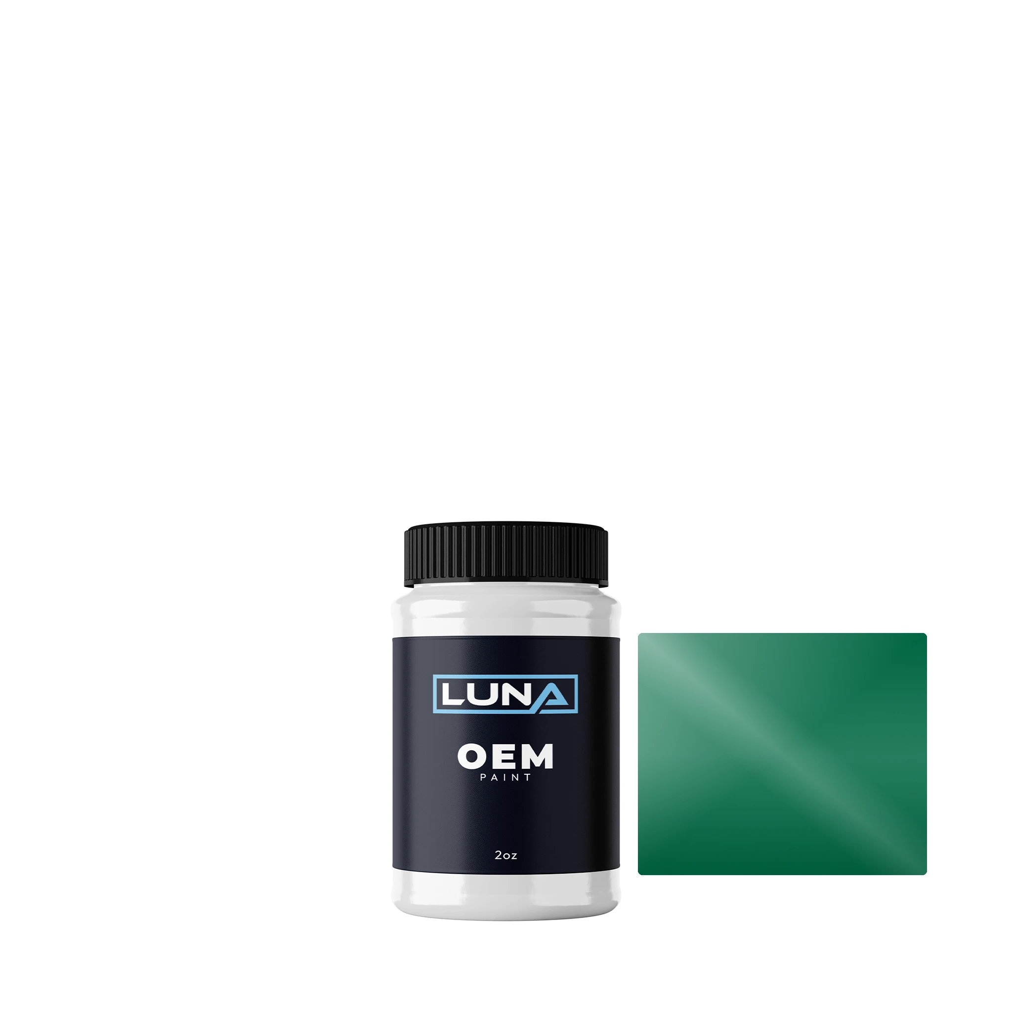 Opel Minzgruen (polizei) 40 | Luna OEM Basecoat - 2oz Touch Up Bottle w/ Brush
