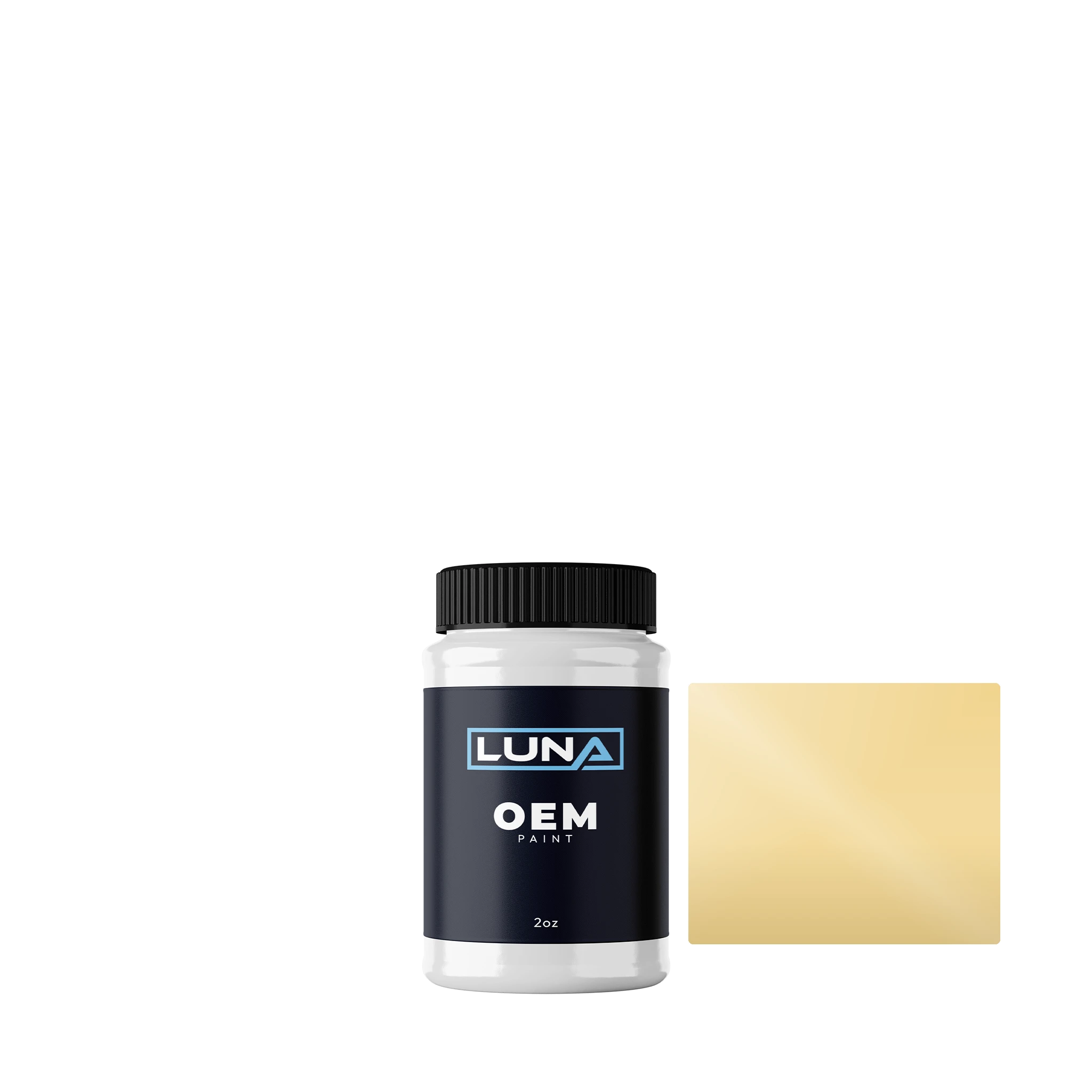 Audi | VW Manillagelb 560 | Luna OEM Basecoat - 2oz Touch Up Bottle w/ Brush