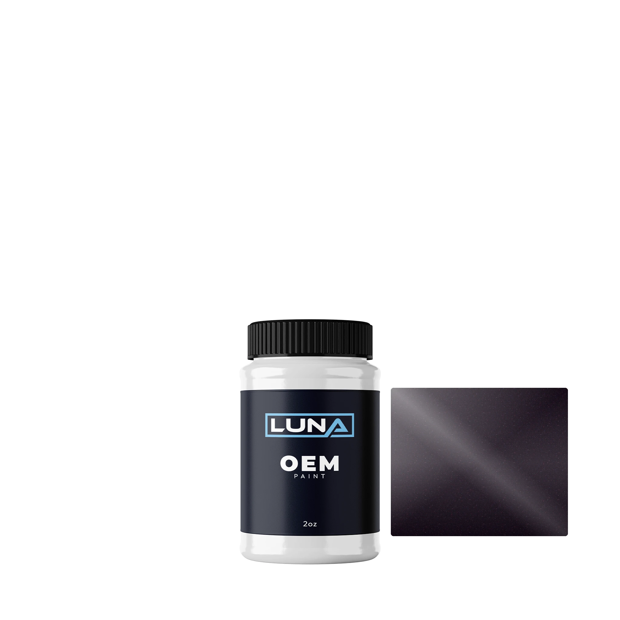 Kia Aubergine P. M. Y1 | Luna OEM Basecoat - 2oz Touch Up Bottle w/ Brush