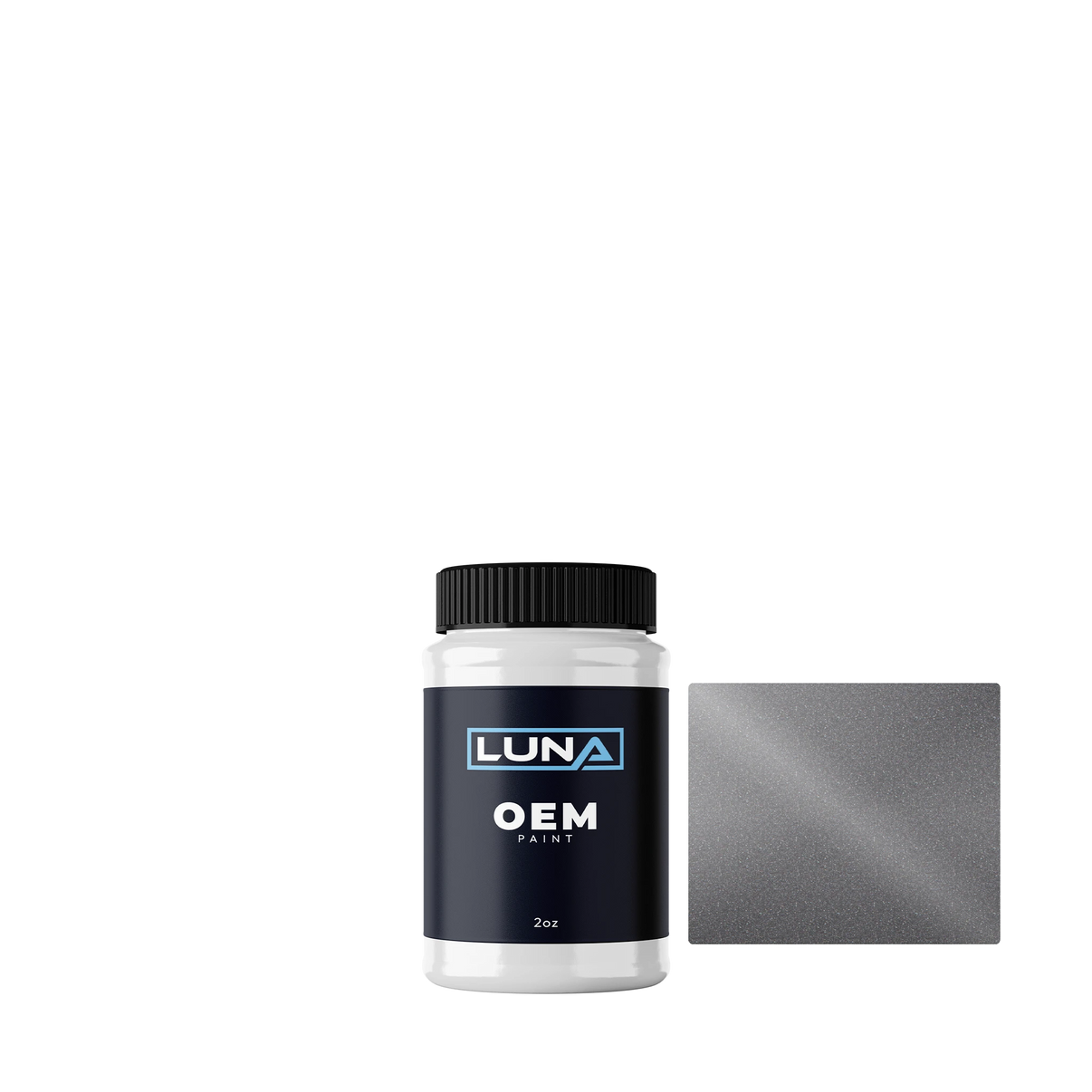 Wey Desert Silver M. 1103B | Luna OEM Basecoat - 2oz Touch Up Bottle w/ Brush
