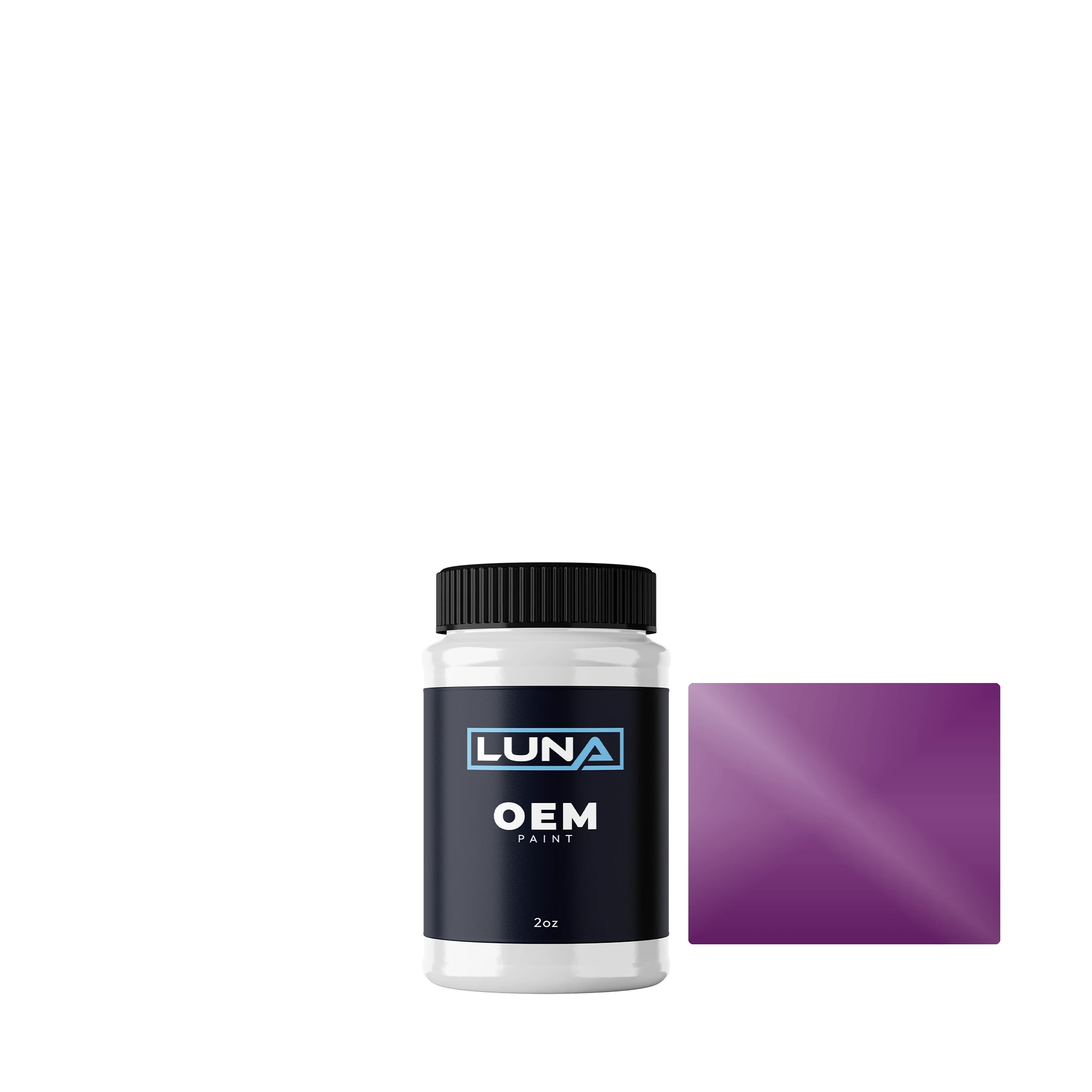 Yamaha Motorcycle Violet P. - 3c YAM145 | Luna OEM Basecoat - 2oz Touch Up Bottle w/ Brush