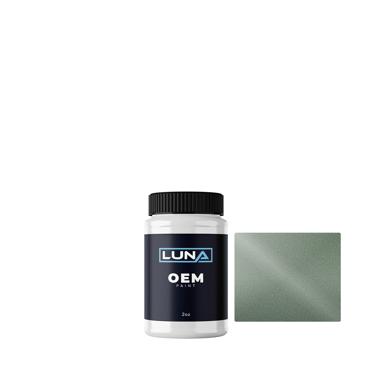 Audi | VW Topasgruen M. Y3 | Luna OEM Basecoat - 2oz Touch Up Bottle w/ Brush