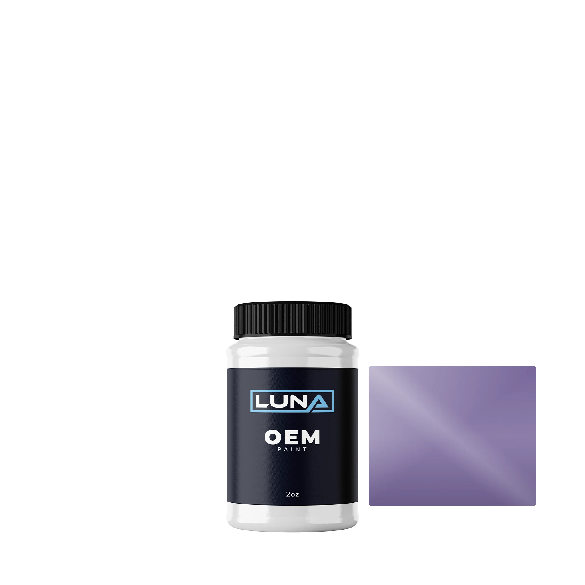 Volvo Blue Lilac 09429 | Luna OEM Basecoat - 2oz Touch Up Bottle w/ Brush