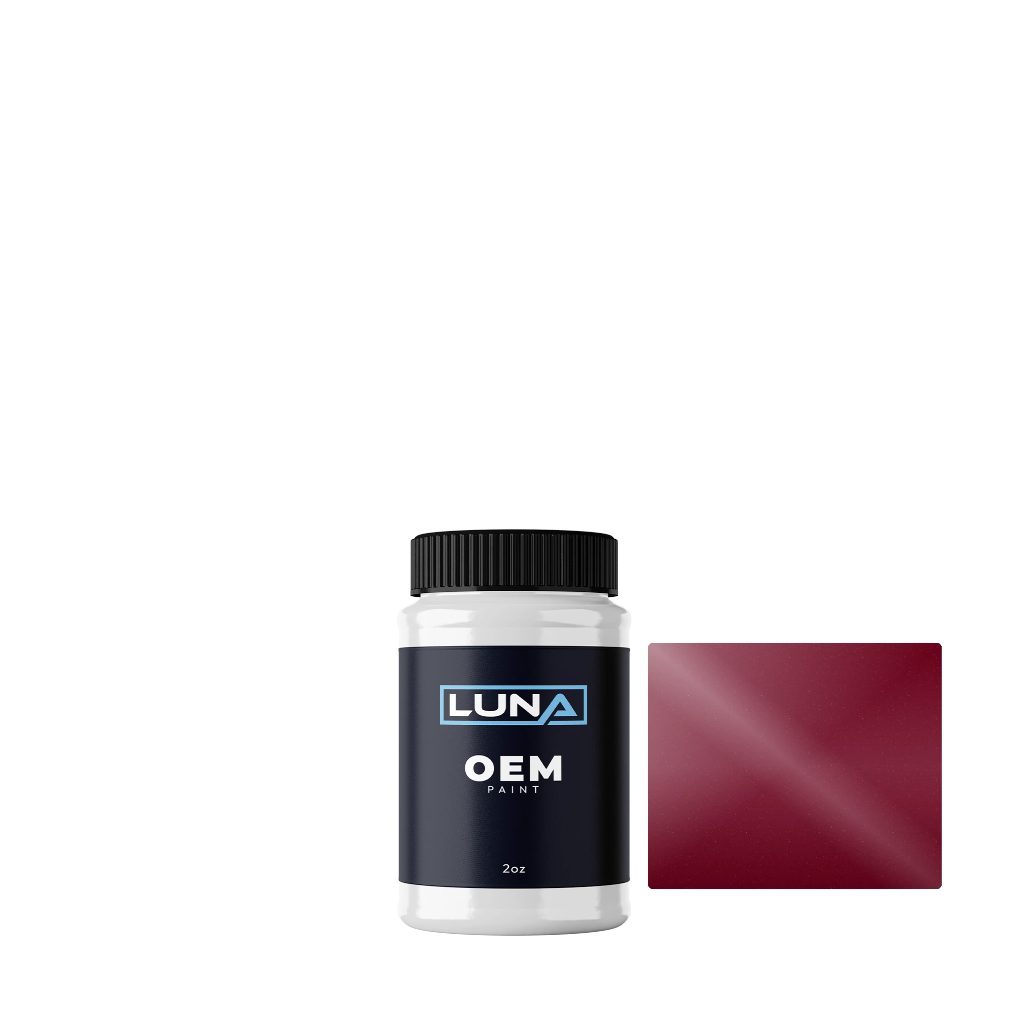 Kia Spicy Red M. 1 IY | Luna OEM Basecoat - 2oz Touch Up Bottle w/ Brush