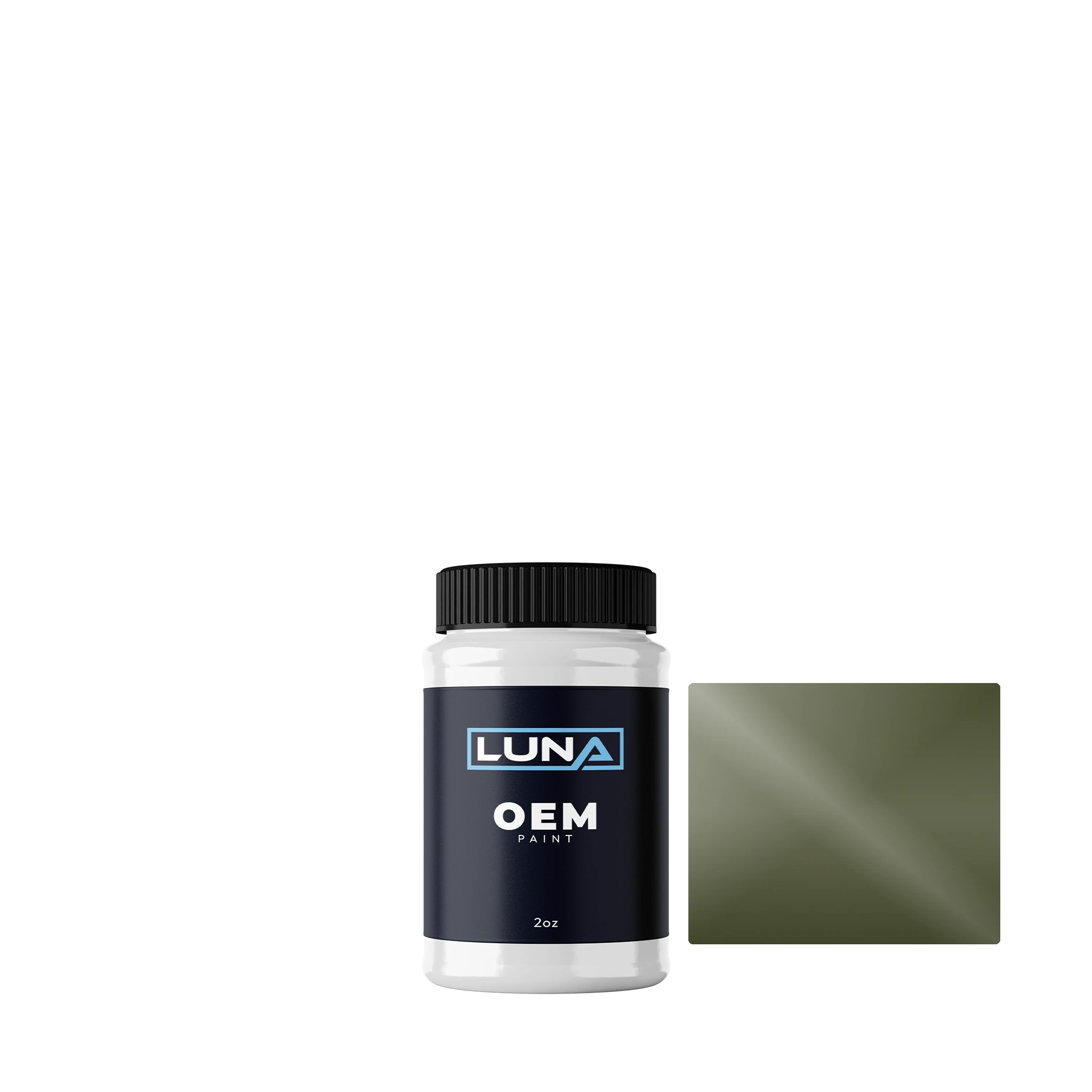 BMW Urban Green YA04 | Luna OEM Basecoat - 2oz Touch Up Bottle w/ Brush