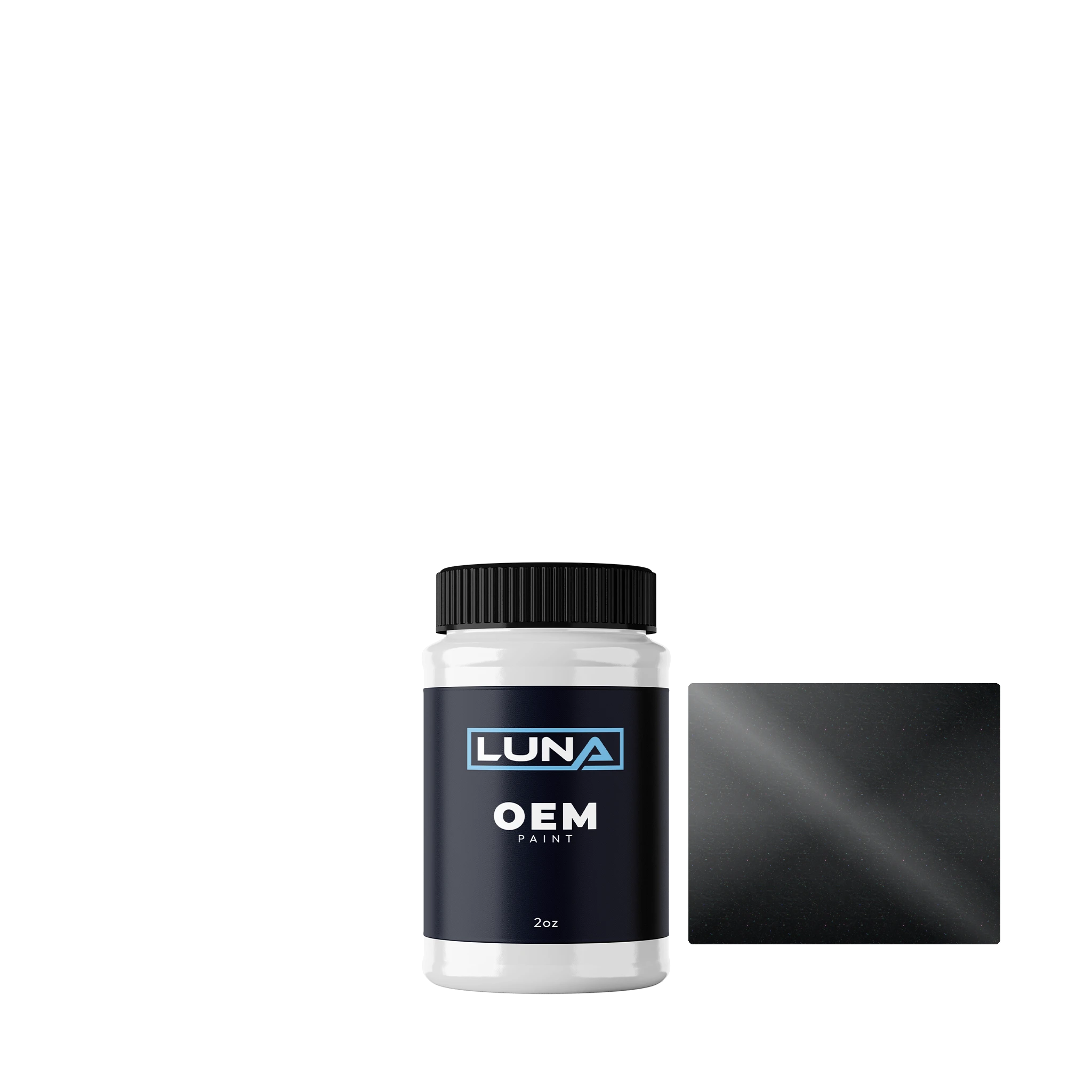 Toyota Black P. 4 209 | Luna OEM Basecoat - 2oz Touch Up Bottle w/ Brush