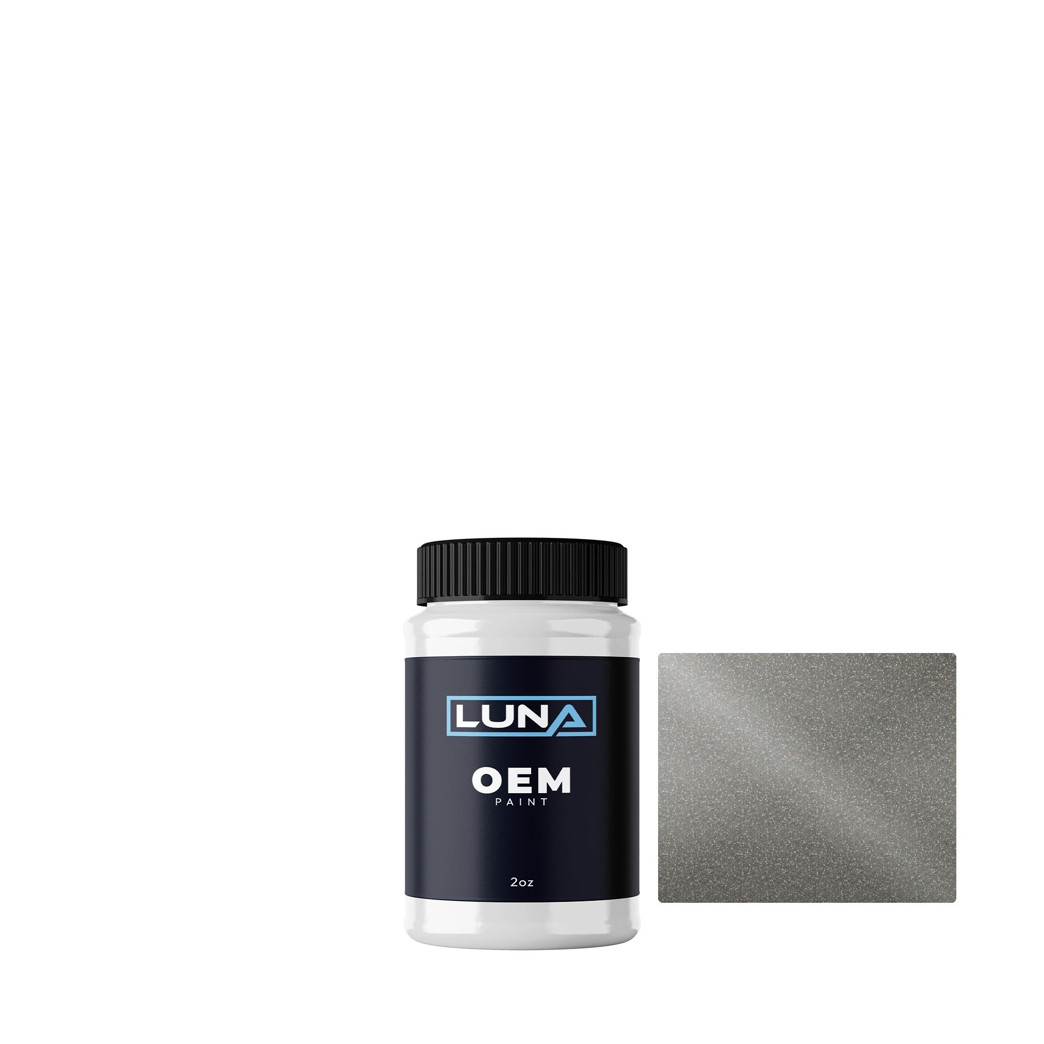 BMW Titanium Grey Matt M. S2 N1B | Luna OEM Basecoat - 2oz Touch Up Bottle w/ Brush