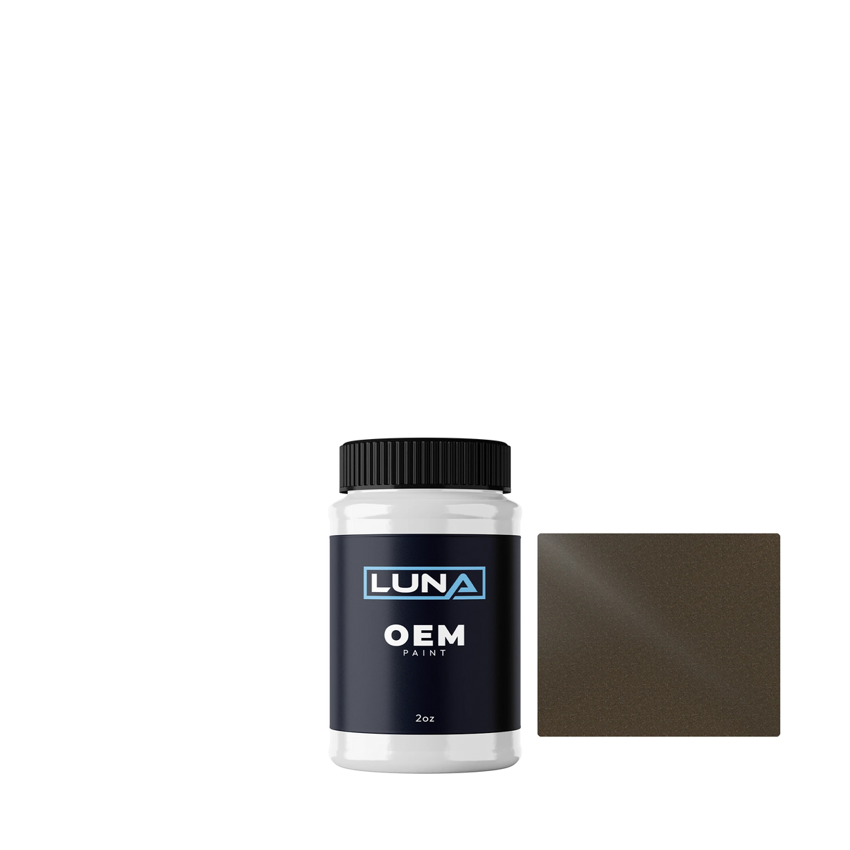 Nissan Brownish Dark Olive M. 332 | Luna OEM Basecoat - 2oz Touch Up Bottle w/ Brush