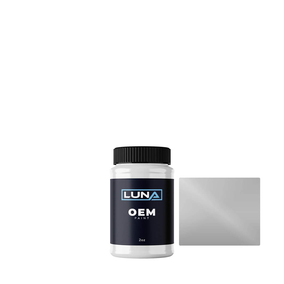 Bombardier Dark Grey Mat S1 B242 | Luna OEM Basecoat - 2oz Touch Up Bottle w/ Brush