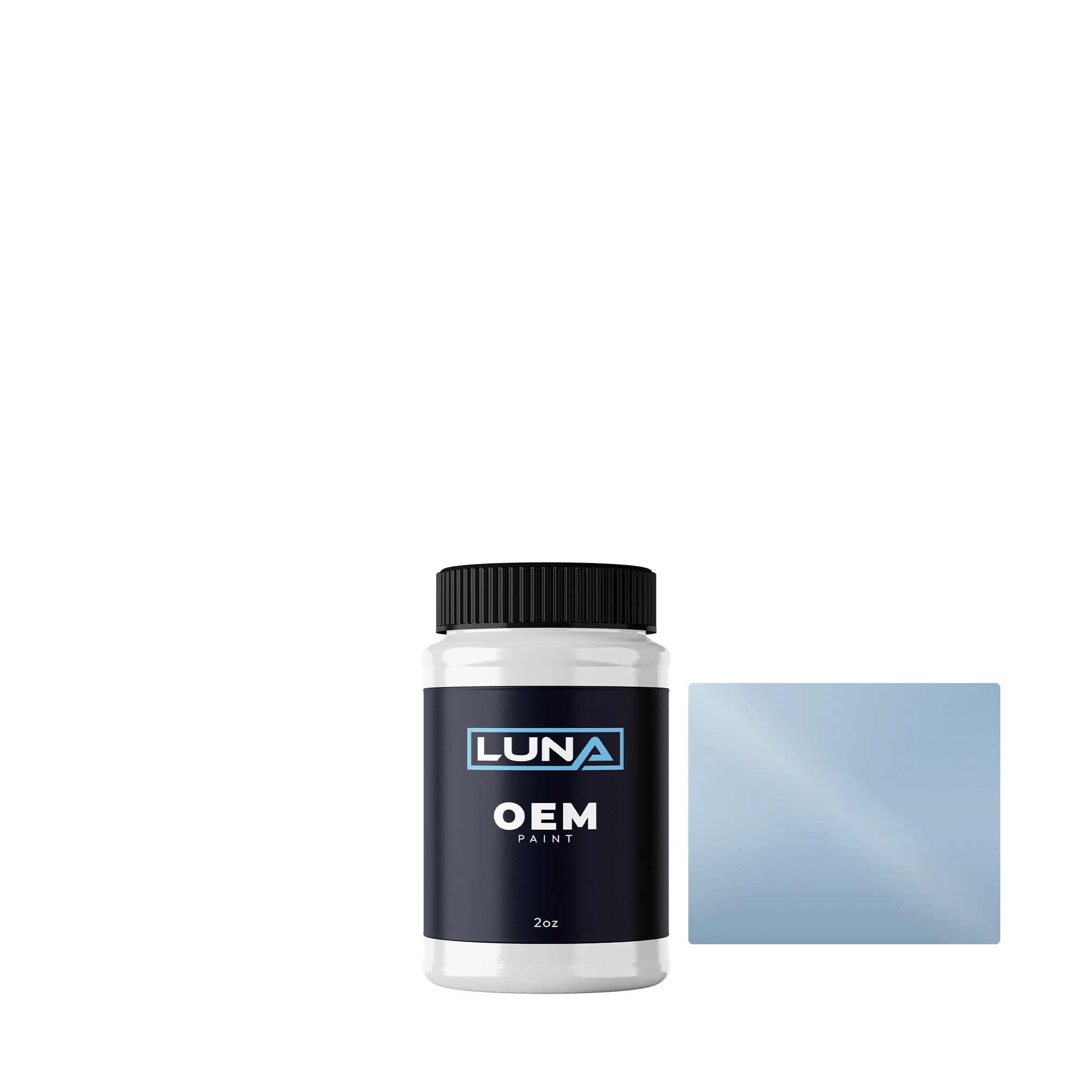 Alpine Bleu Azur RPH | Luna OEM Basecoat - 2oz Touch Up Bottle w/ Brush