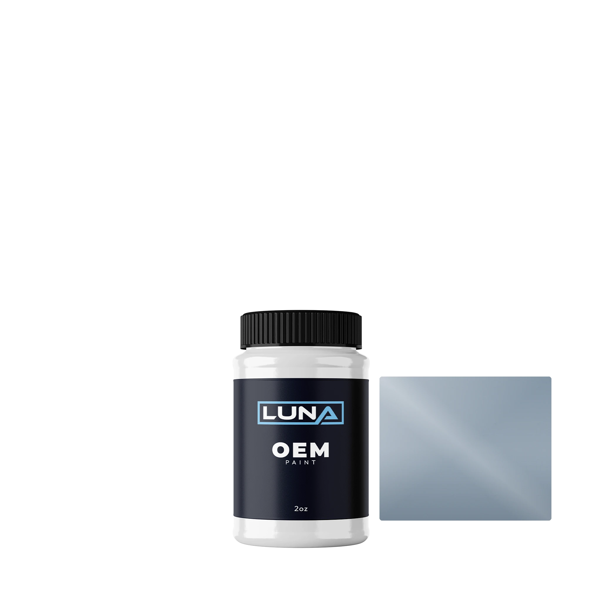 Ford Ceramic Blue E4 | Luna OEM Basecoat - 2oz Touch Up Bottle w/ Brush