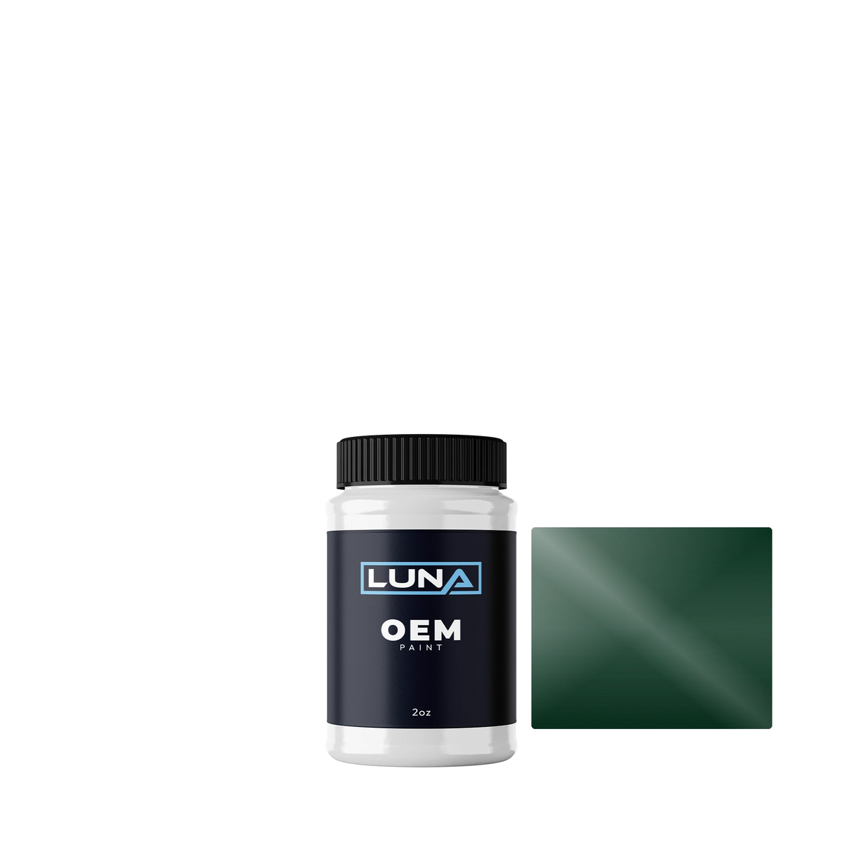 Alfa Romeo Verde Indy 351A | Luna OEM Basecoat - 2oz Touch Up Bottle w/ Brush