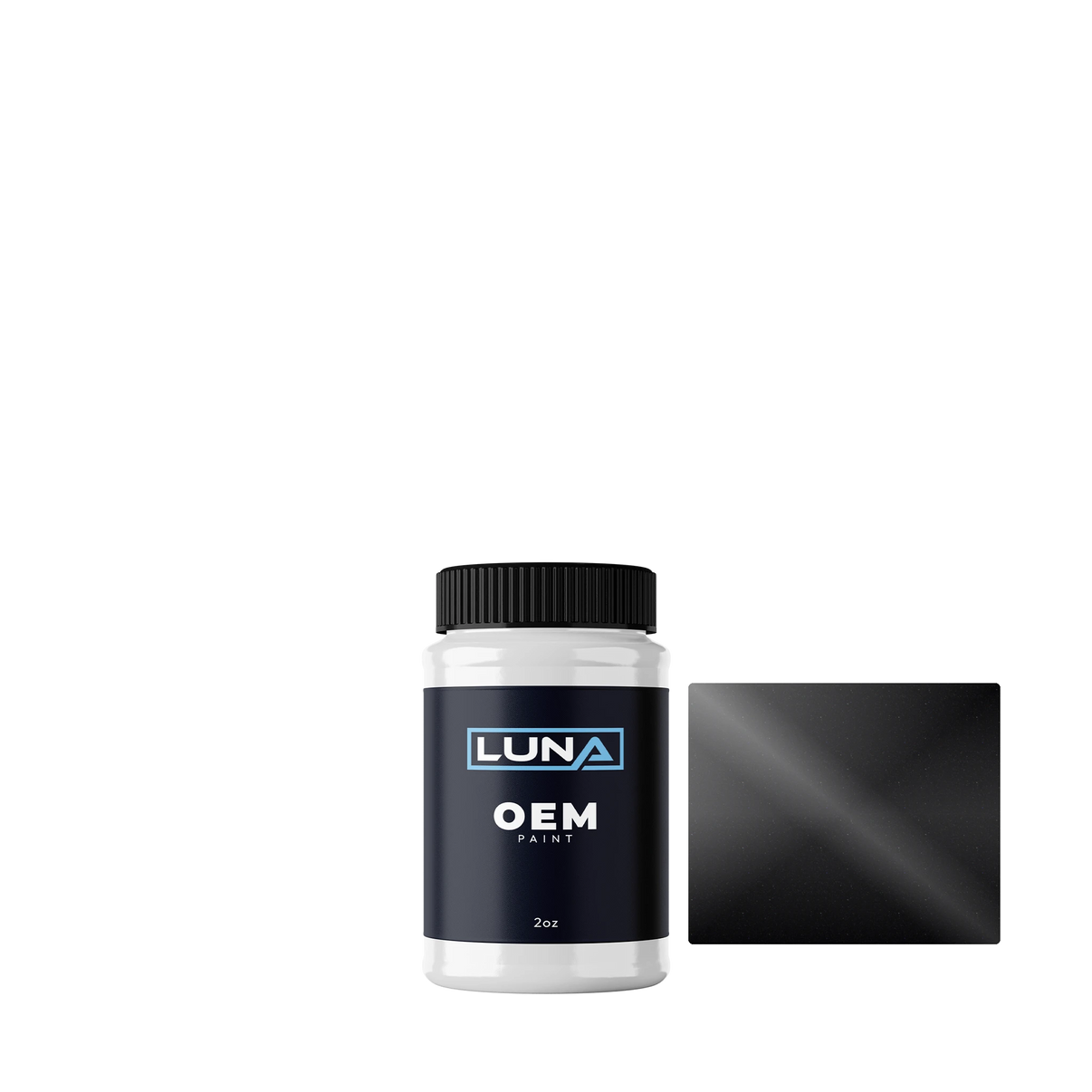 Audi | VW Deep Black P. LC9X | Luna OEM Basecoat - 2oz Touch Up Bottle w/ Brush