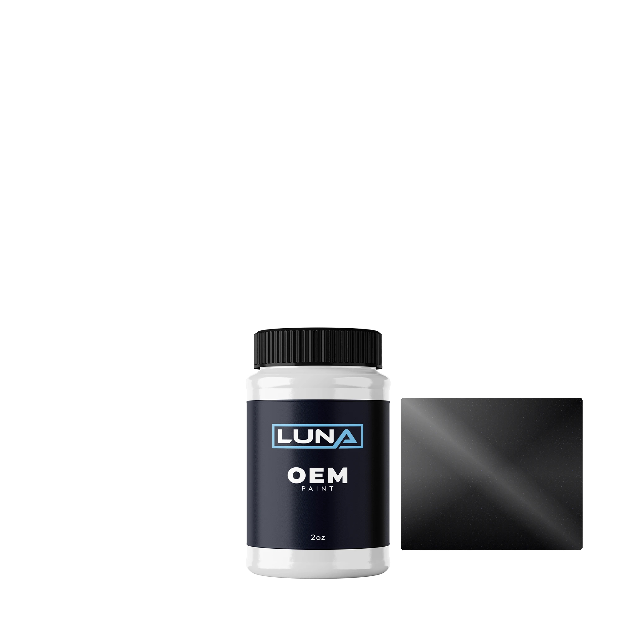 Audi | VW Deep Black P. LC9X | Luna OEM Basecoat - 2oz Touch Up Bottle w/ Brush