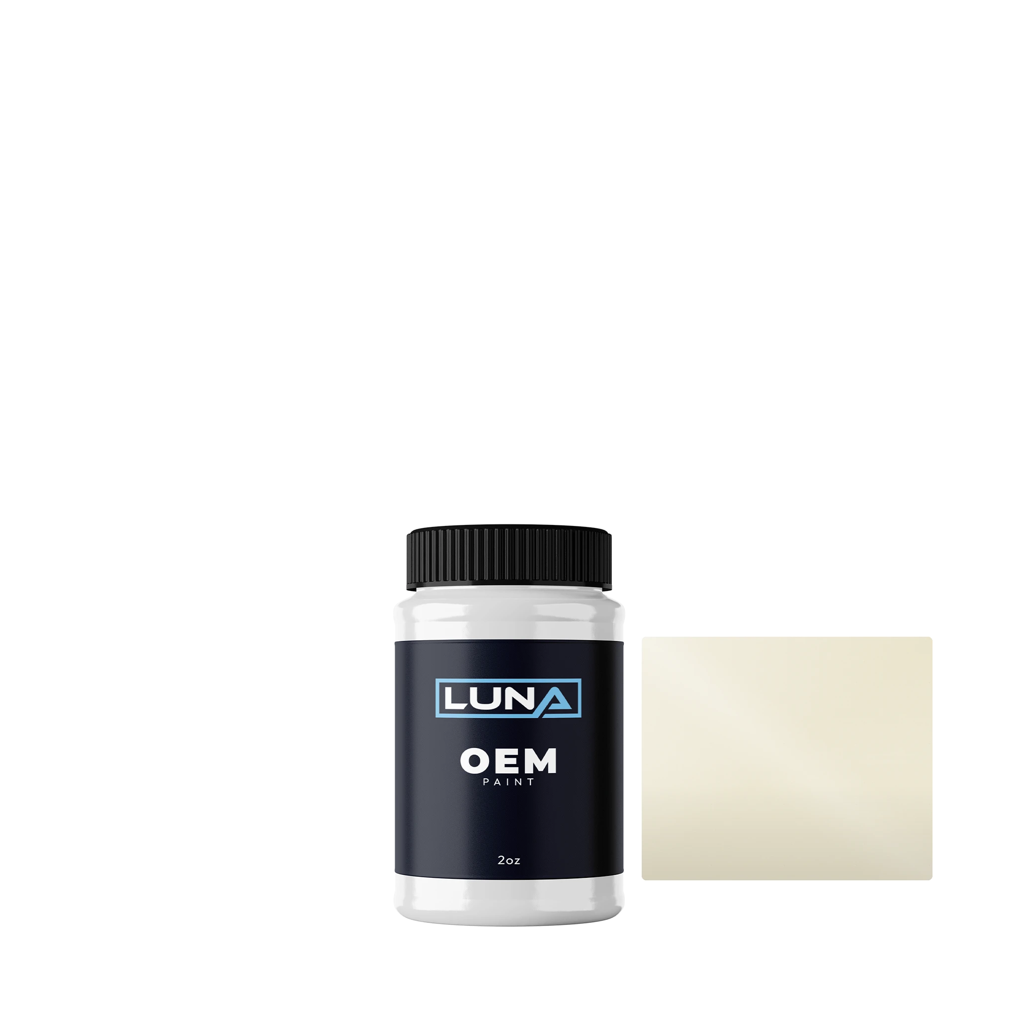 Trucks Daf Weiss 1206045 | Luna OEM Basecoat - 2oz Touch Up Bottle w/ Brush