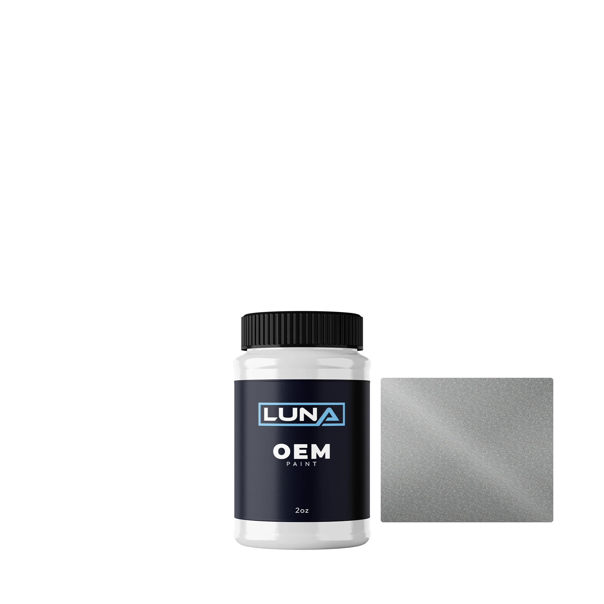 Kia Silver M. ME | Luna OEM Basecoat - 2oz Touch Up Bottle w/ Brush