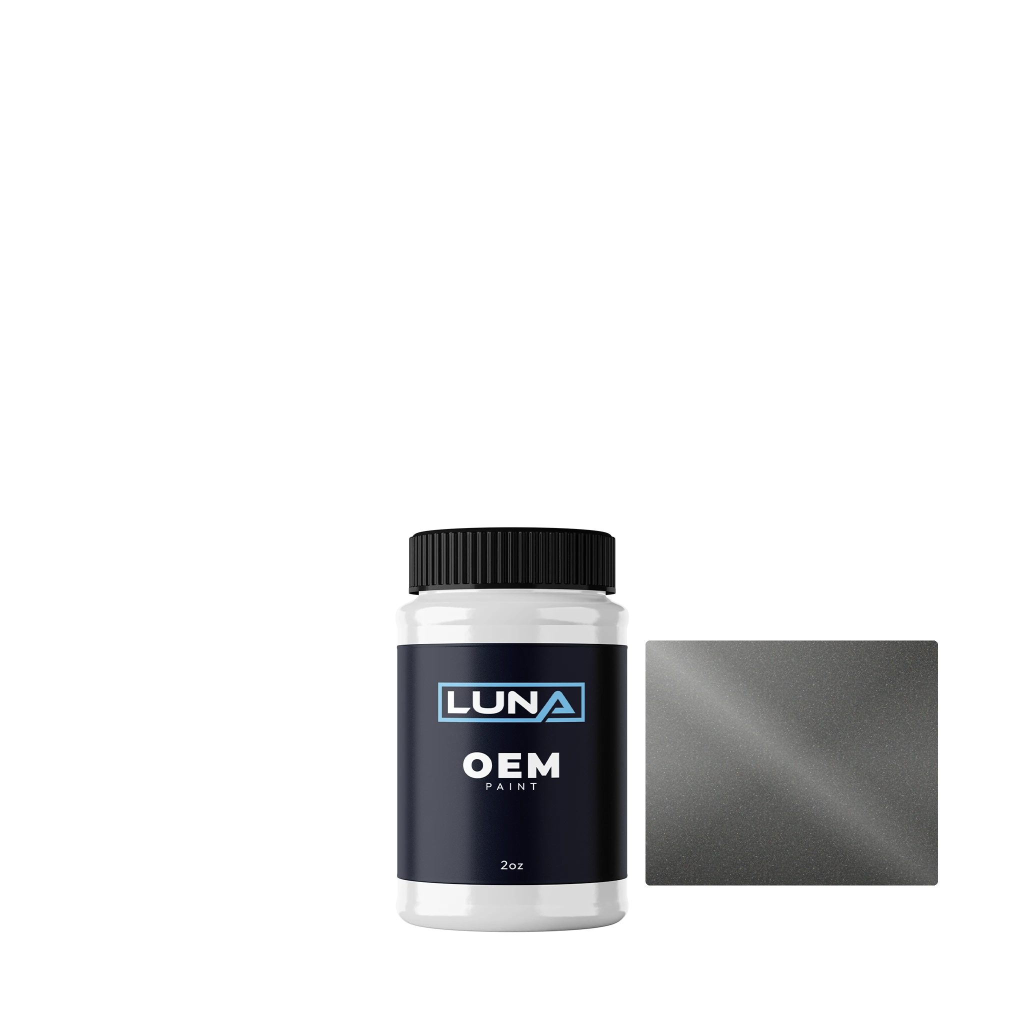 General Motors Rusk Gray M. WA767U | Luna OEM Basecoat - 2oz Touch Up Bottle w/ Brush