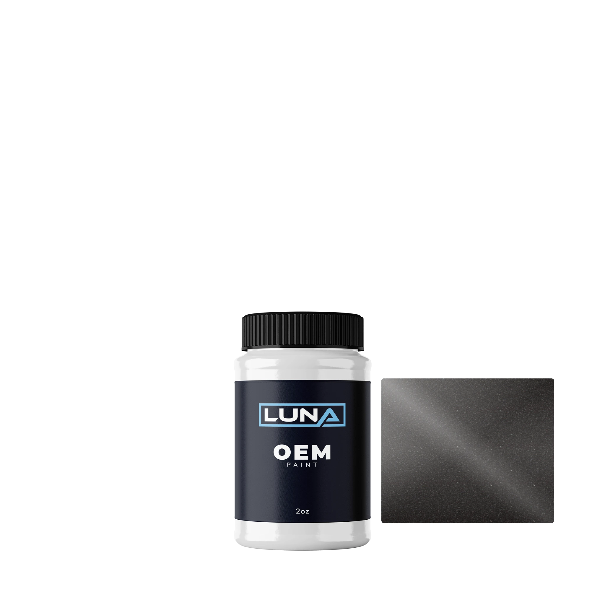Mazda Machine Grey M. 2 46G | Luna OEM Basecoat - 2oz Touch Up Bottle w/ Brush