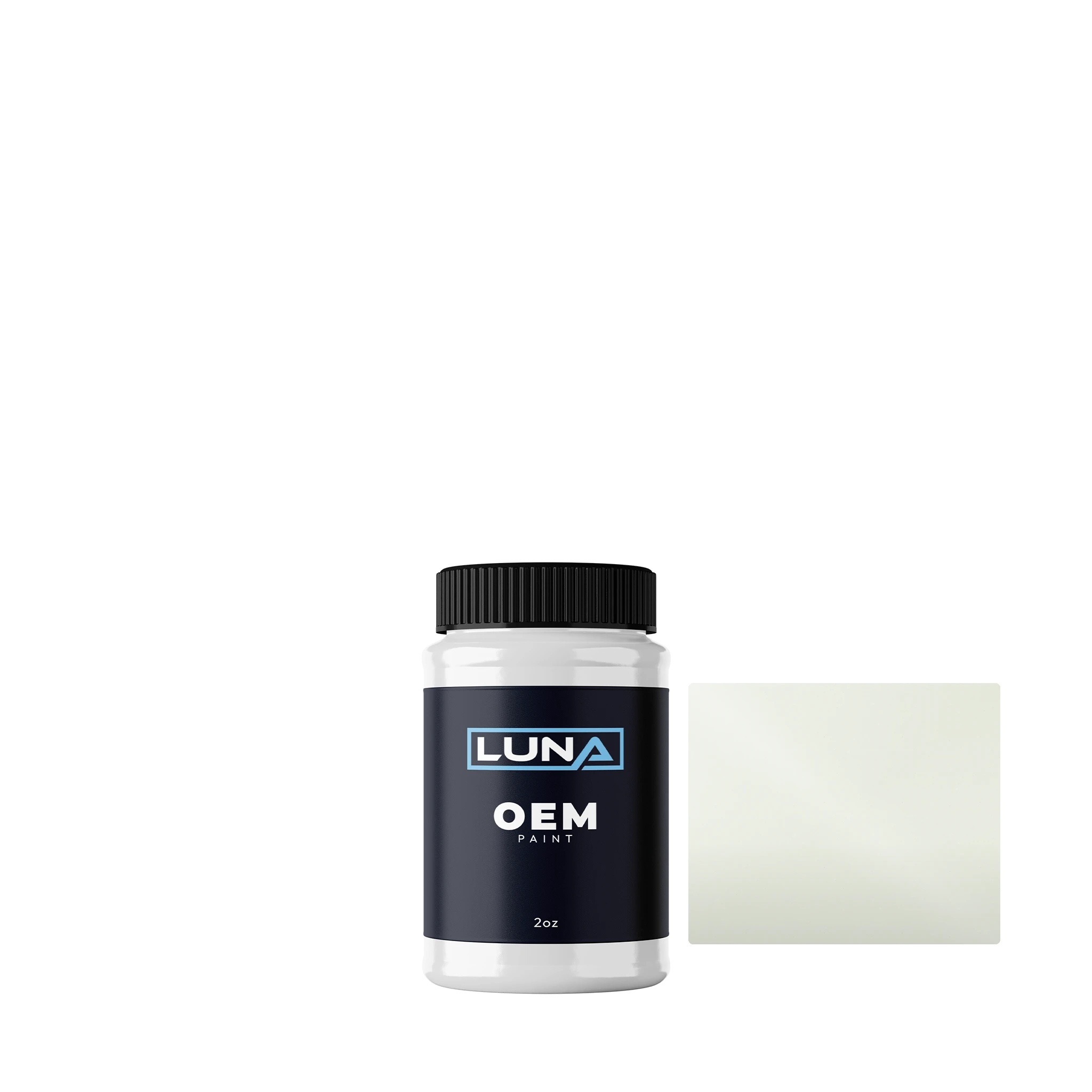 Toyota White 041 | Luna OEM Basecoat - 2oz Touch Up Bottle w/ Brush
