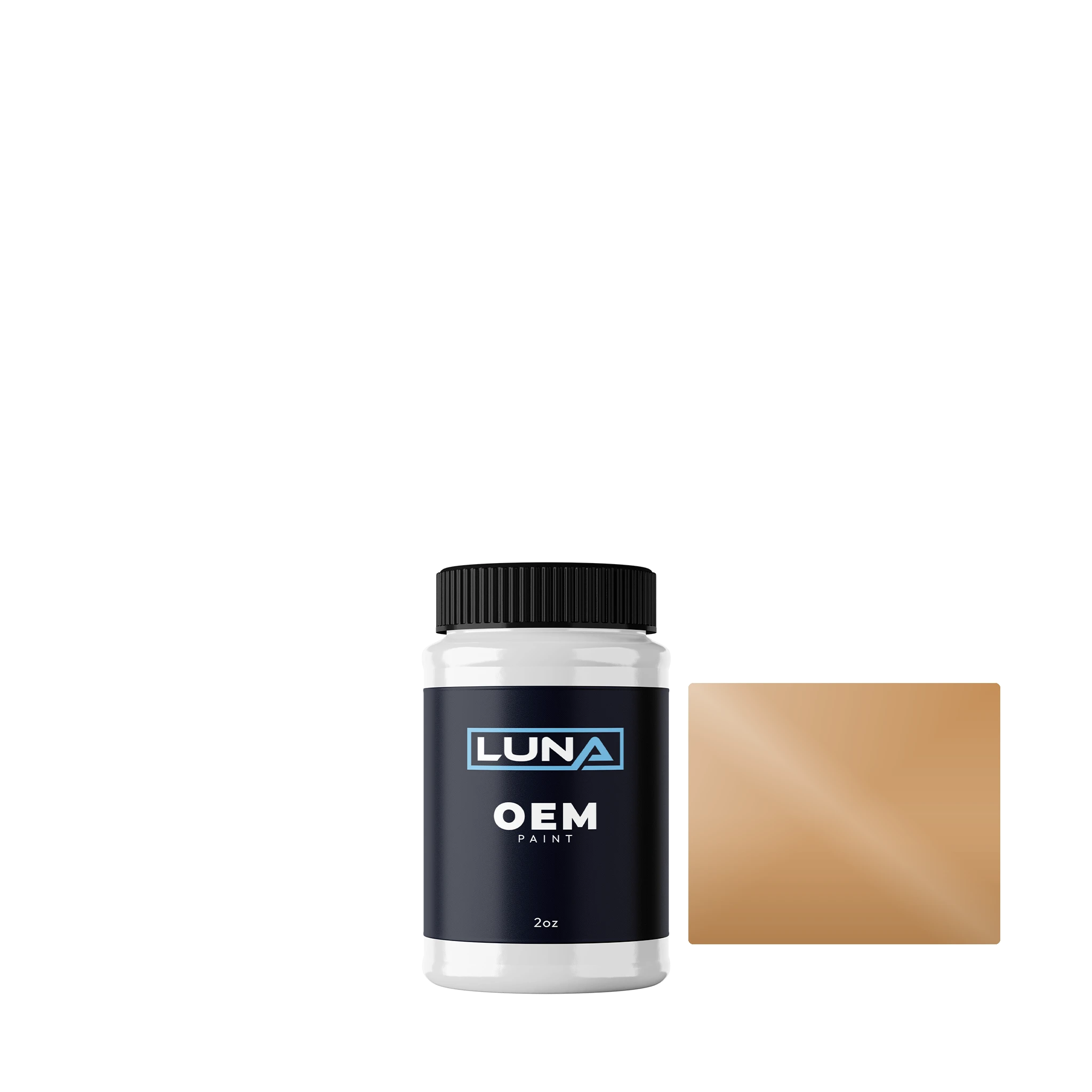 Chrysler France Honey Gold M. 167 | Luna OEM Basecoat - 2oz Touch Up Bottle w/ Brush