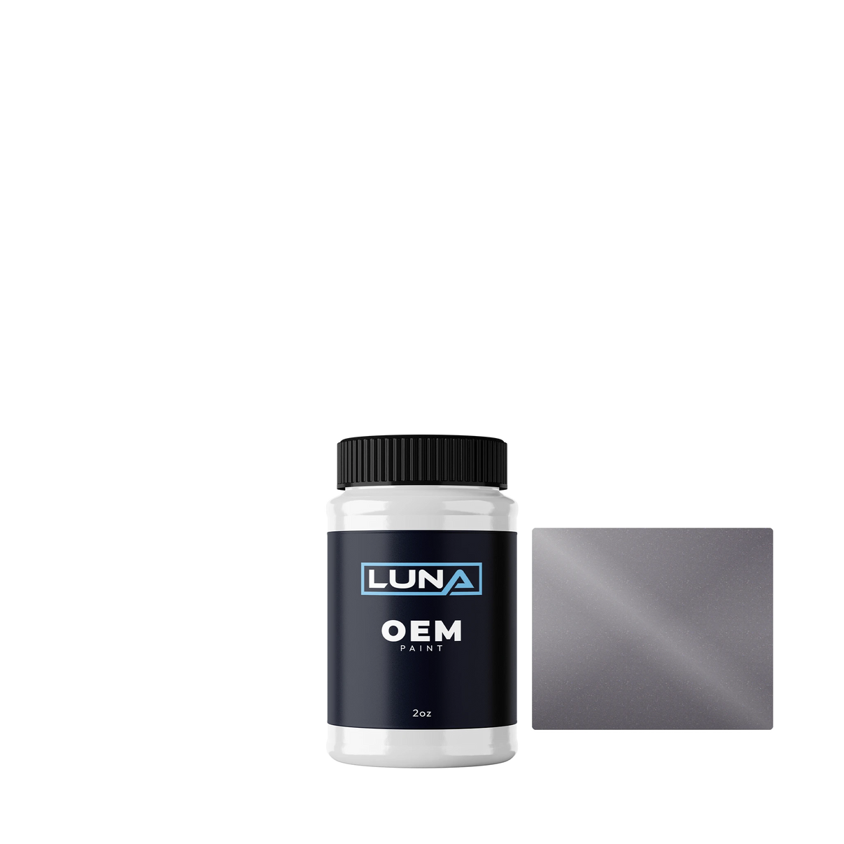 Audi | VW Light Lilac Grey M. LP4Y | Luna OEM Basecoat - 2oz Touch Up Bottle w/ Brush