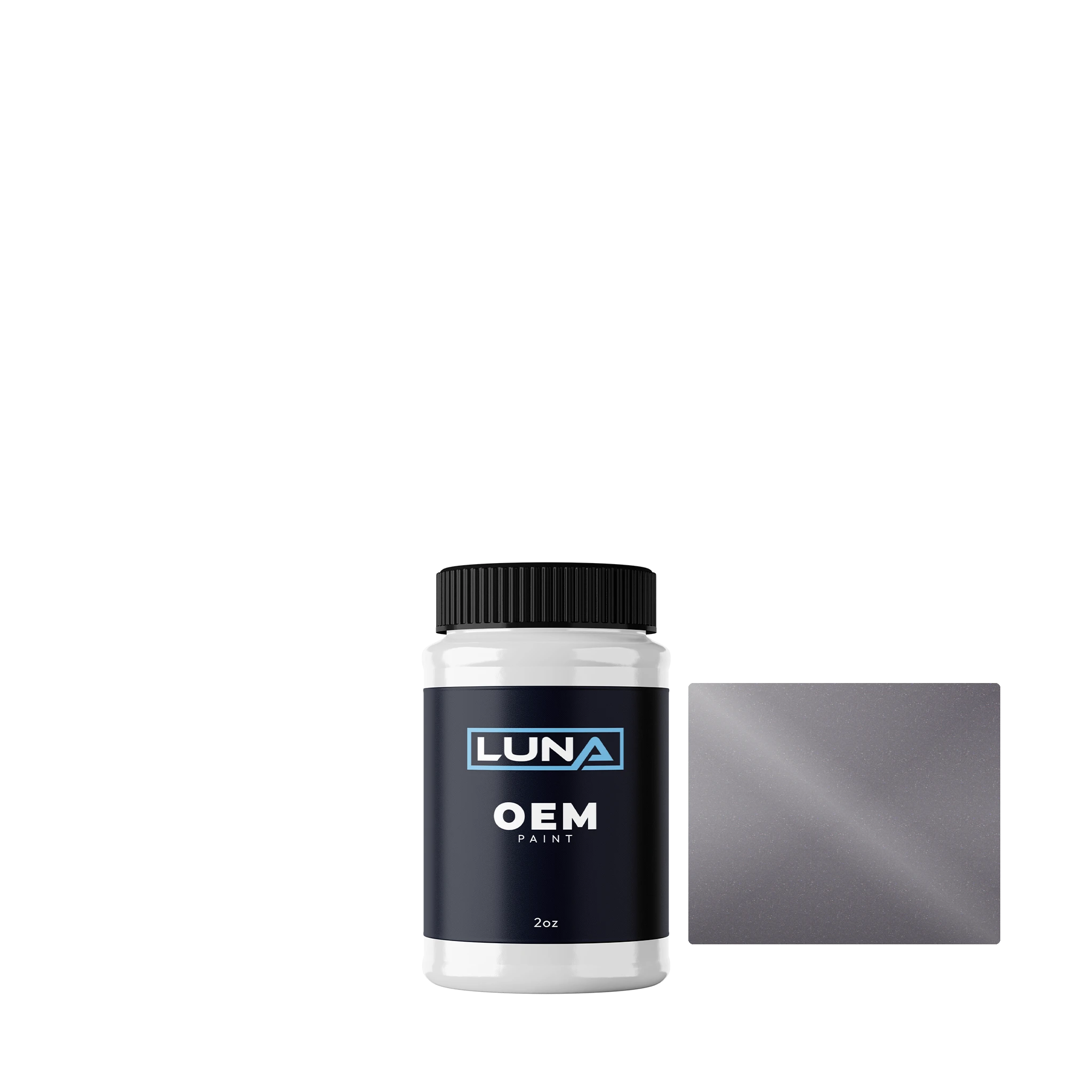 Audi | VW Light Lilac Grey M. LP4Y | Luna OEM Basecoat - 2oz Touch Up Bottle w/ Brush