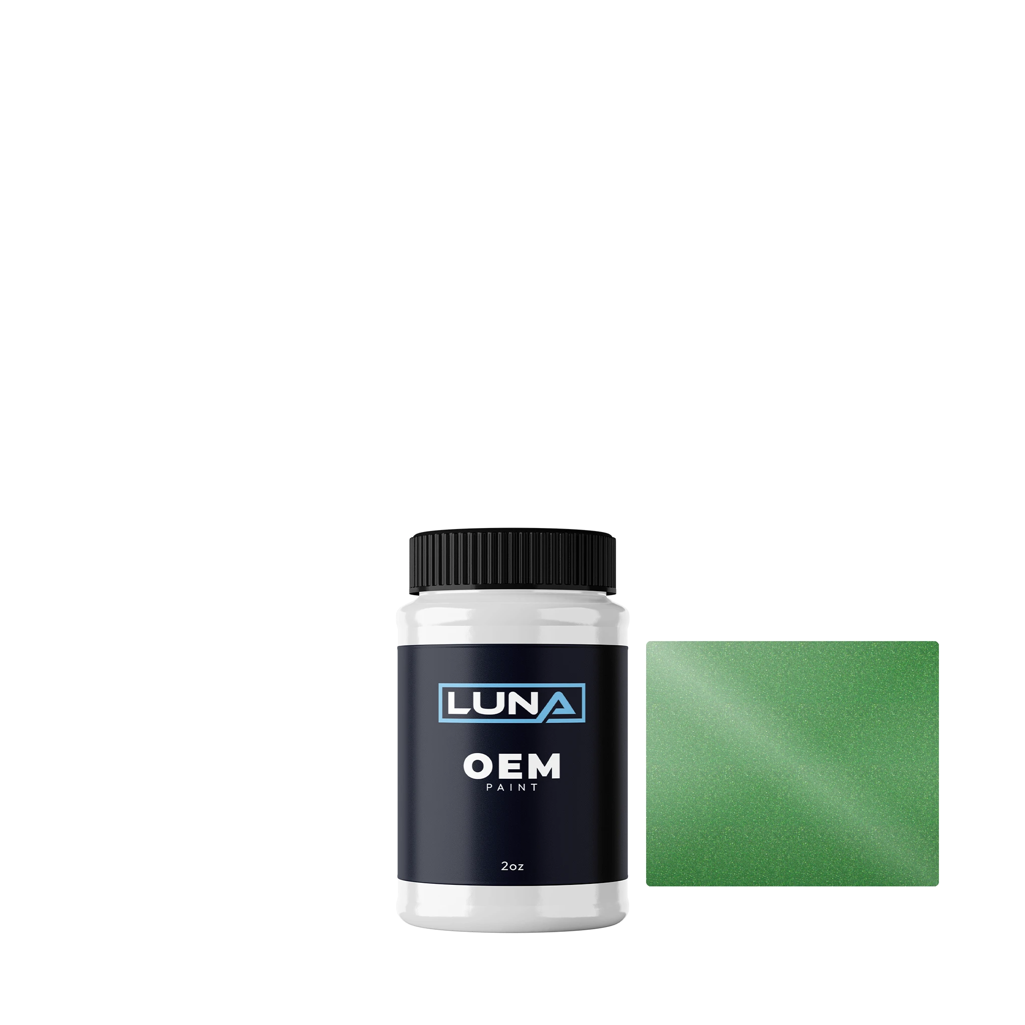 Great Wall Grass Green M. 0417C | Luna OEM Basecoat - 2oz Touch Up Bottle w/ Brush